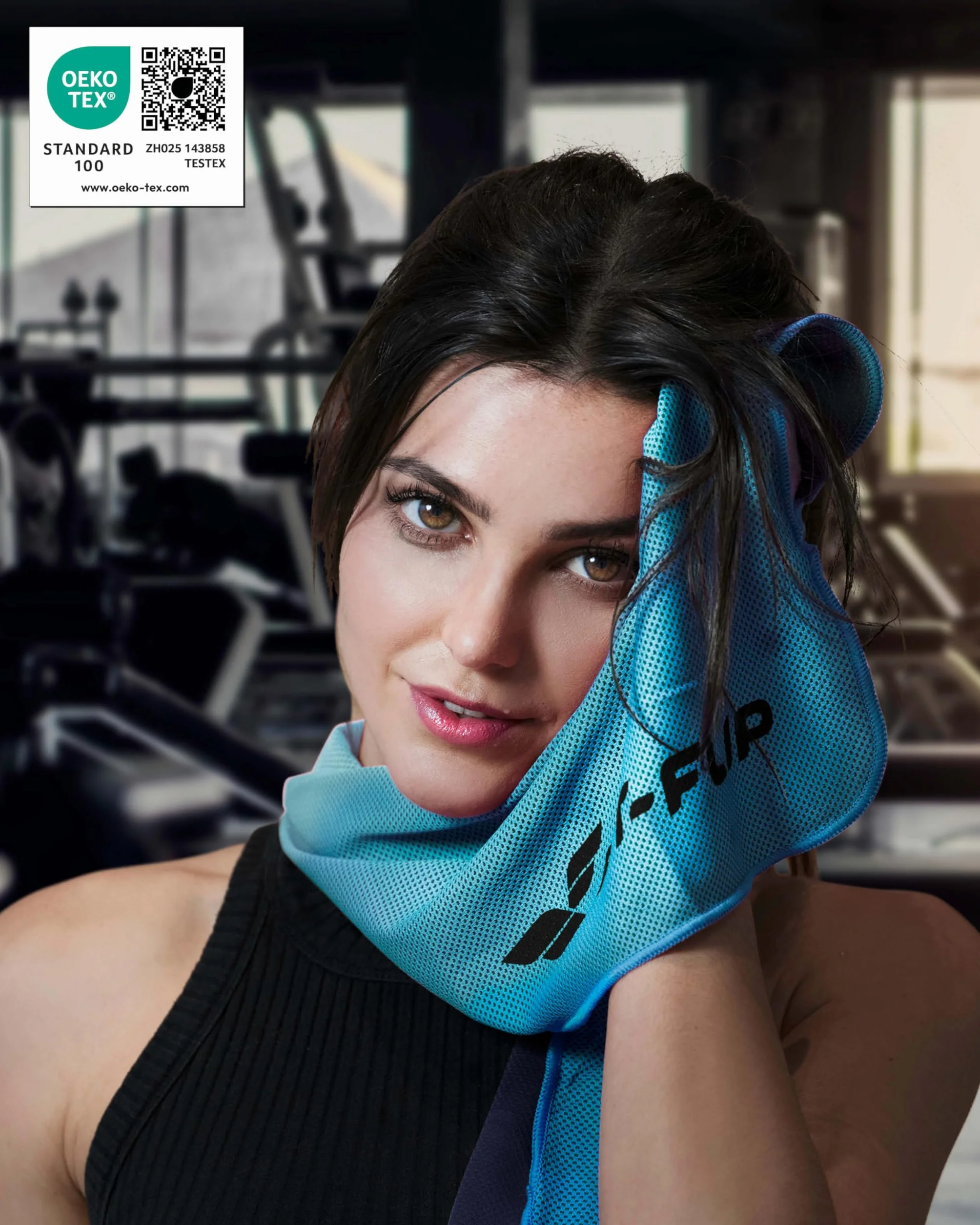 Fit-Flip Toalla fría Set de 3 Unidades – Airflip Cooling Towel para Senderismo, Tenis y Viajes - Toallas de enfriamiento de Microfibra