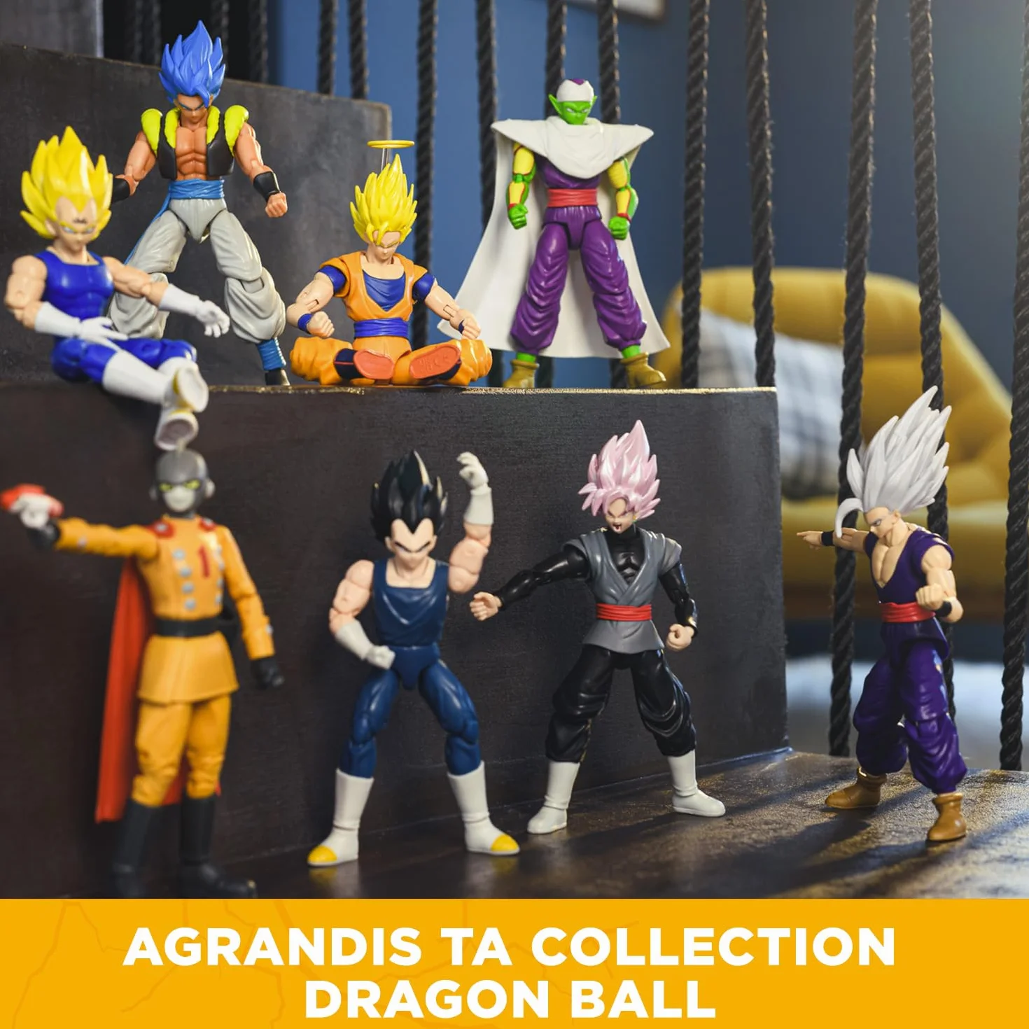 BANDAI Dragon Ball Daima Figura de Acción SS4 Goku Dragon Stars 17 cm Articulada Multicolor
