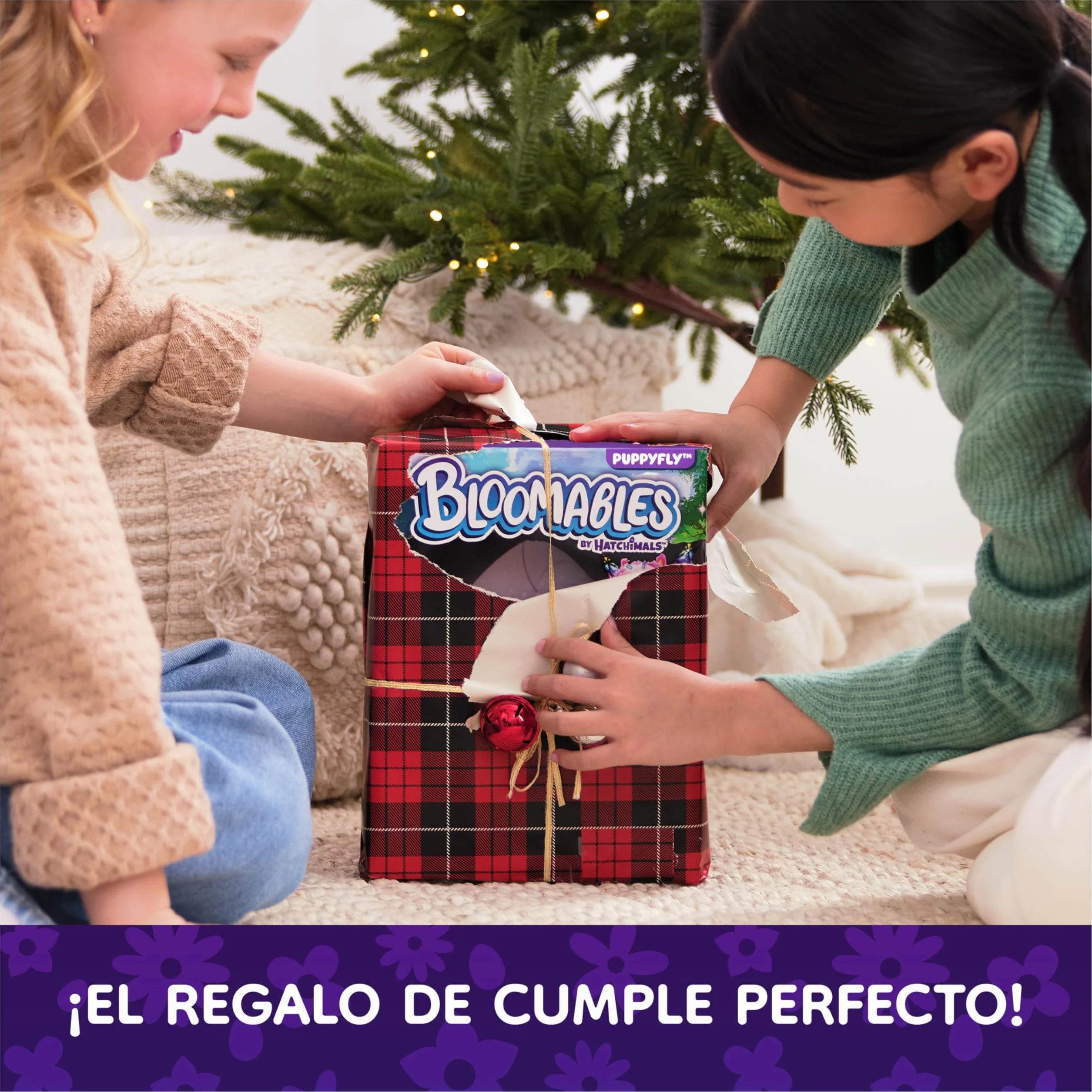 HATCHIMALS BLOOMABLES - Puppyfly Peluche Interactivo Sorpresa con Transformación Mágica Repetible y más de 100 Sonidos - 6073019 - Mascota Interactiva - Juguetes Niñas 5 Años + Regalo Niña 5 Años +