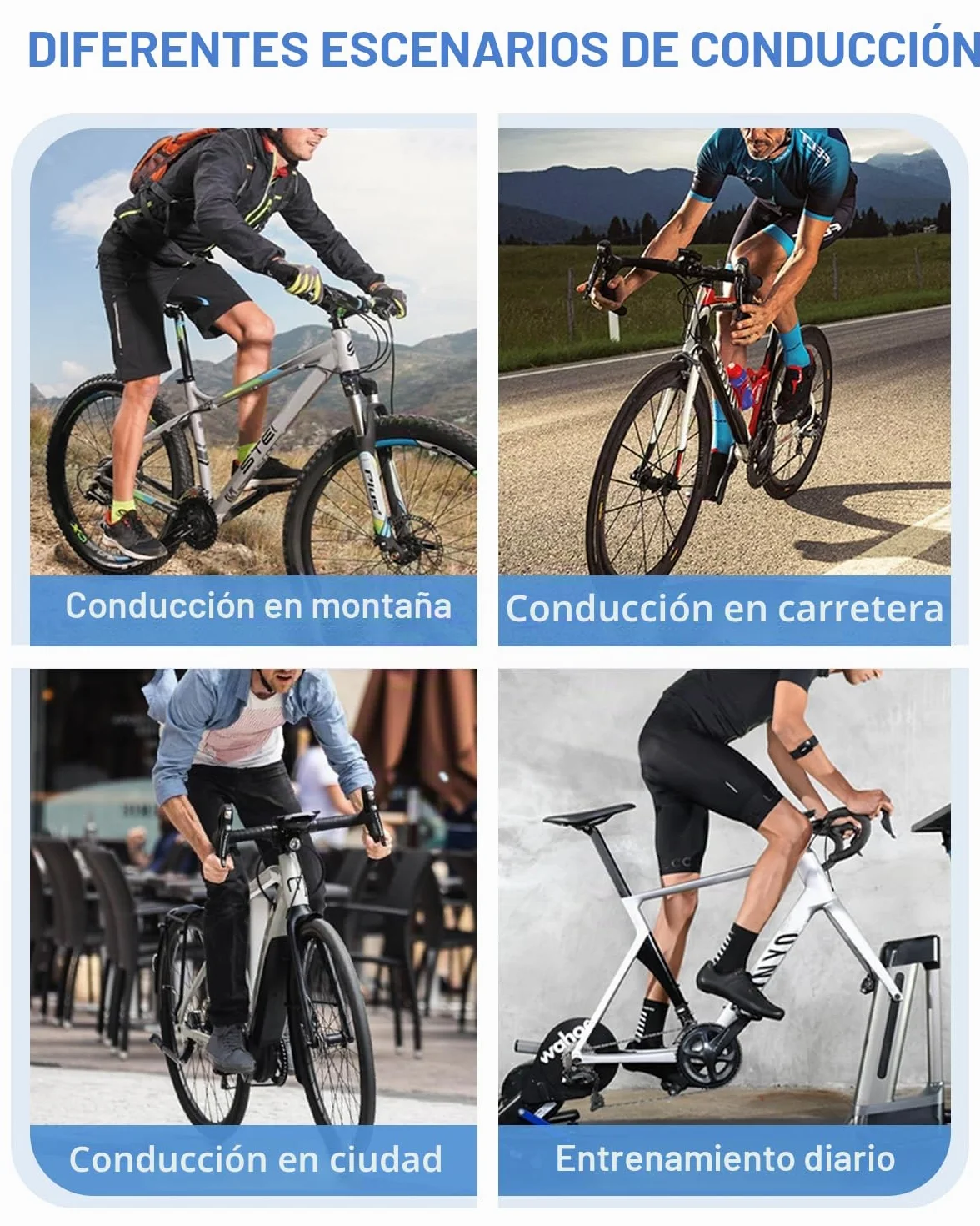 Hixingo Zapatos de Ciclismo Carretera y Montaña Goma Suela sin Bloqueo 36-47 EU