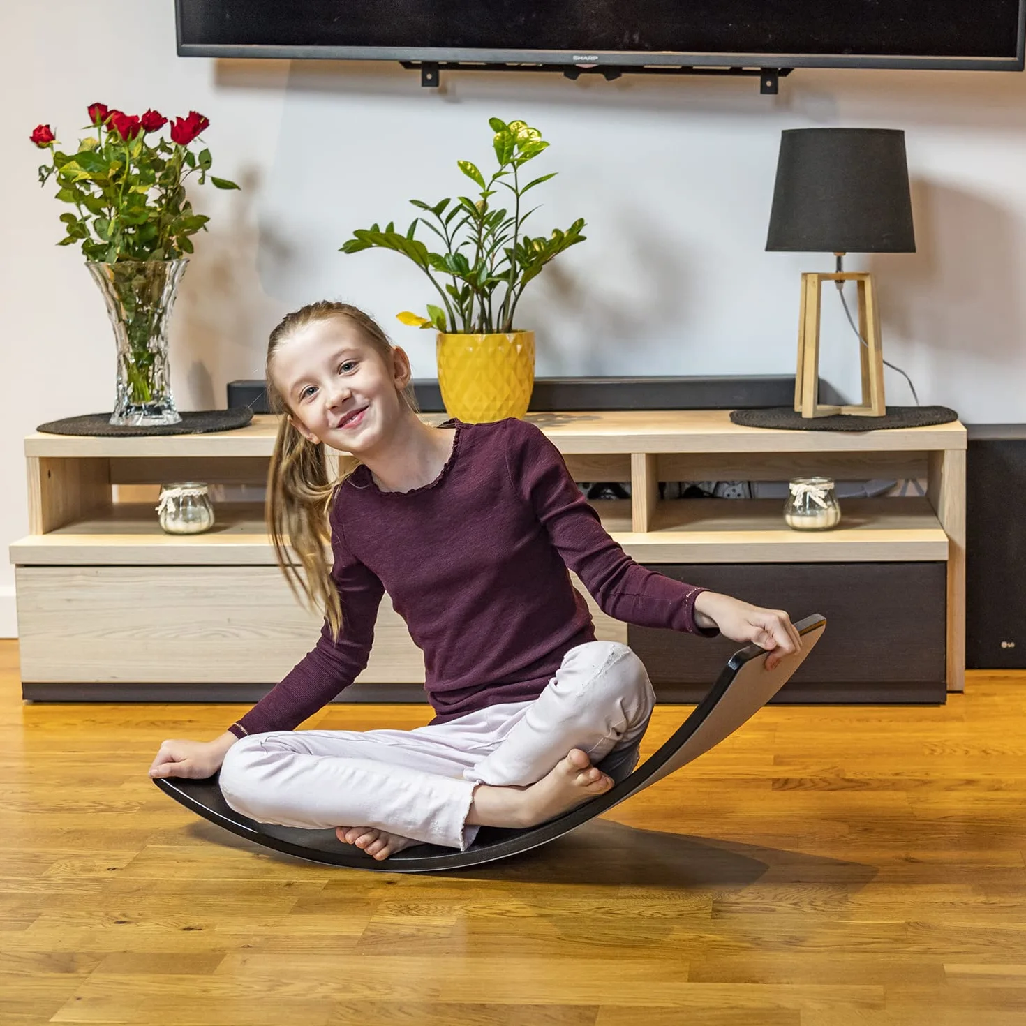 KiddyMoon Tabla De Equilibrio Para Niños Montessori BB-002