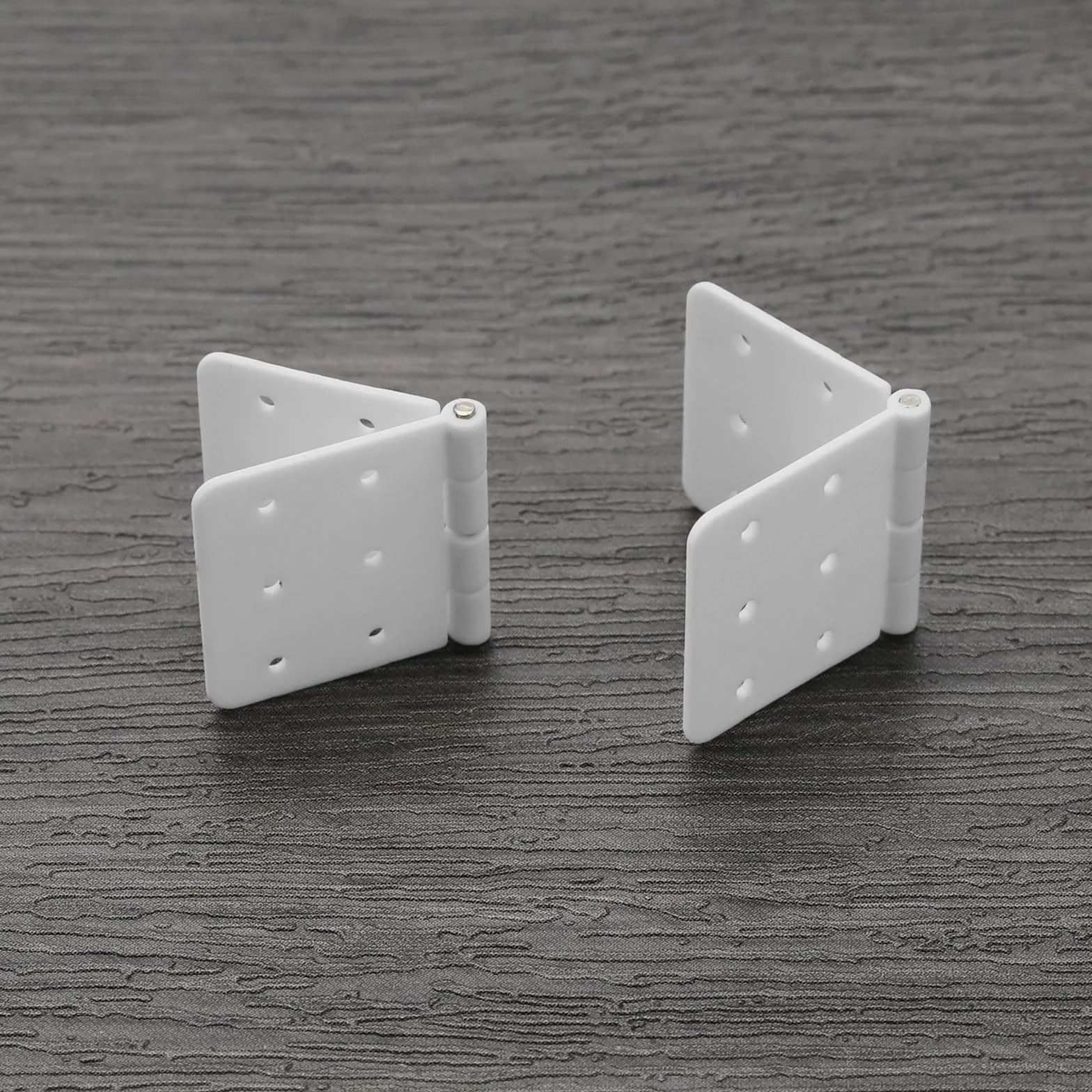 30 bisagras de avión RC de 36 x 20 mm, bisagras rectangulares plegables de plástico para bricolaje, modelos de avión, reemplazos, color blanco