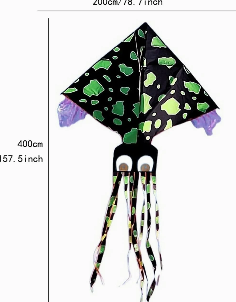 cometa grande Cometa Para Niños Y Adultos, Juego Creativo De Cometas De Pulpo Manchado Para Actividades Al Aire Libre Interactivas Entre Padres E Hijos, Cometa Fácil De Volar Breeze niños y adultos