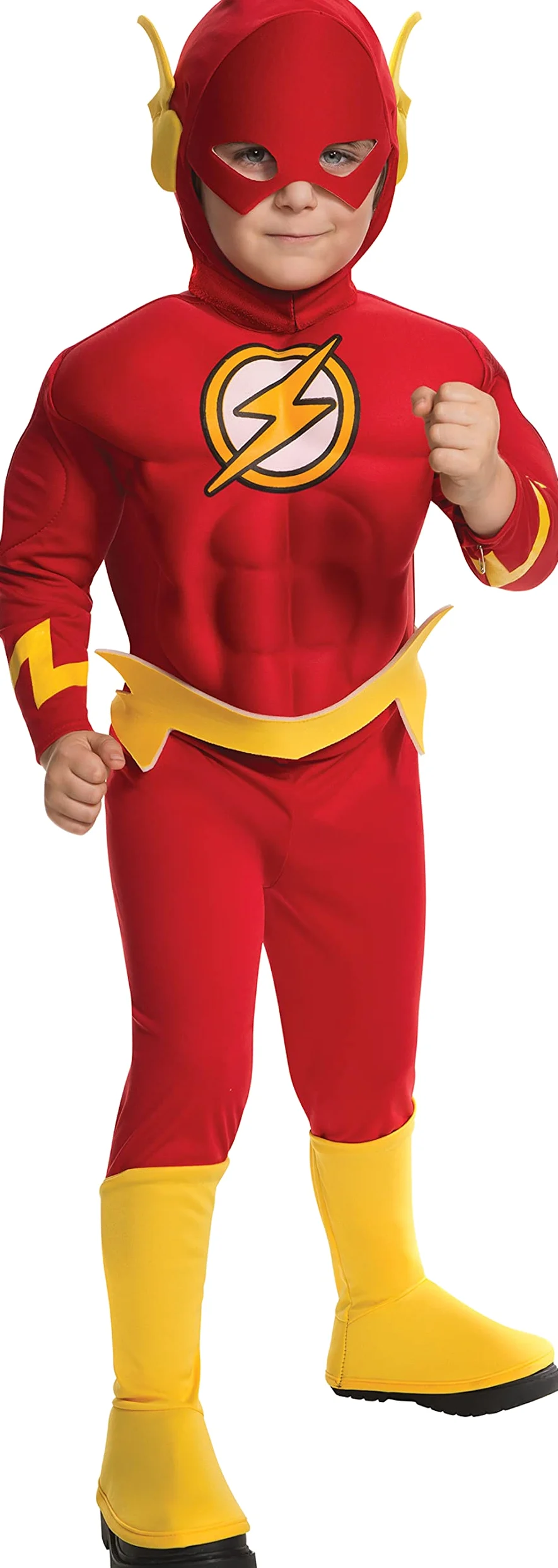 DC Comics The Flash Muscle Chest Deluxe - Disfraz infantil