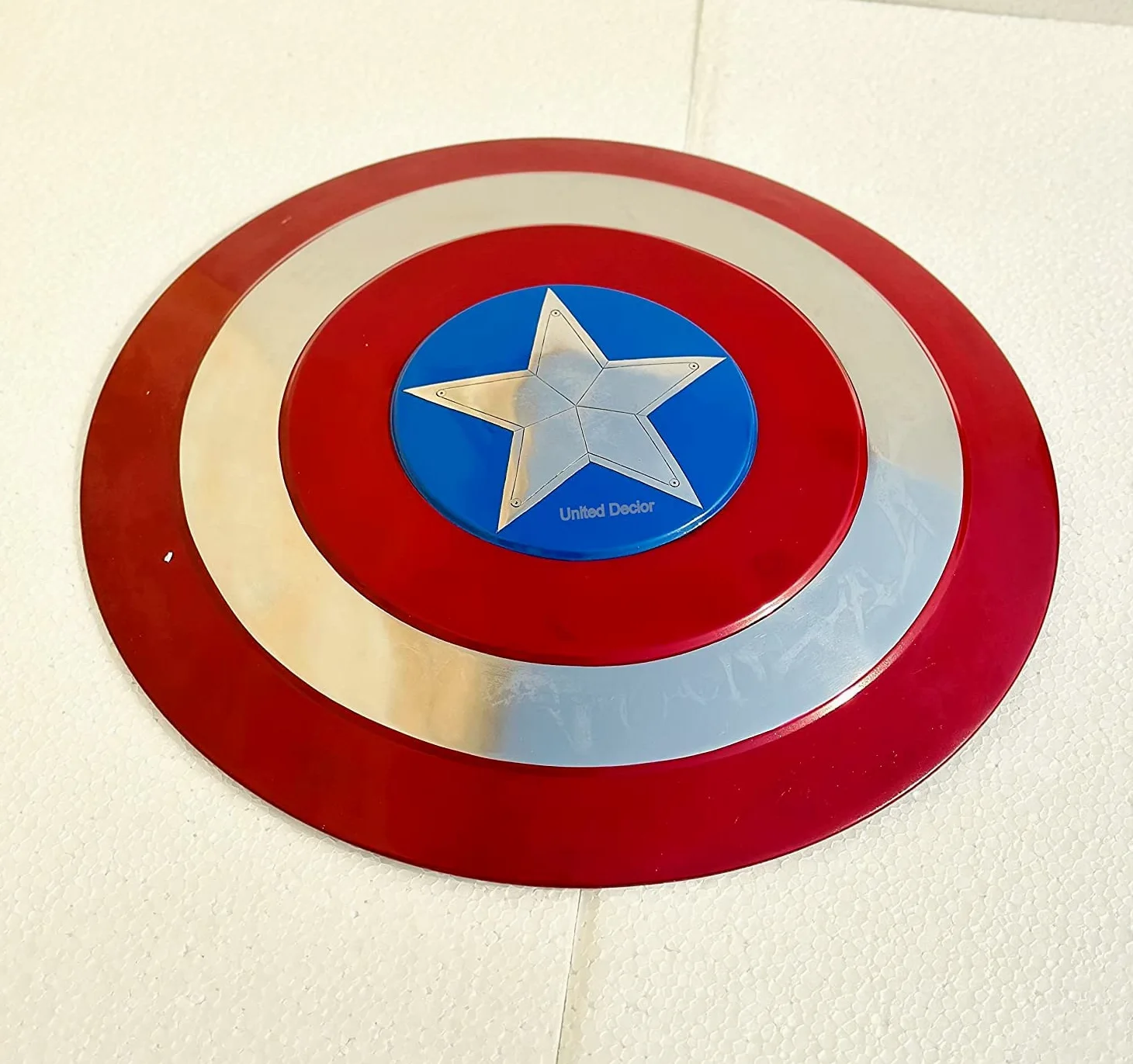 Captain Shield 1:1 Mano, versión de película, réplicas de escudo de mano, accesorios de mano America Shield Legends 1:1