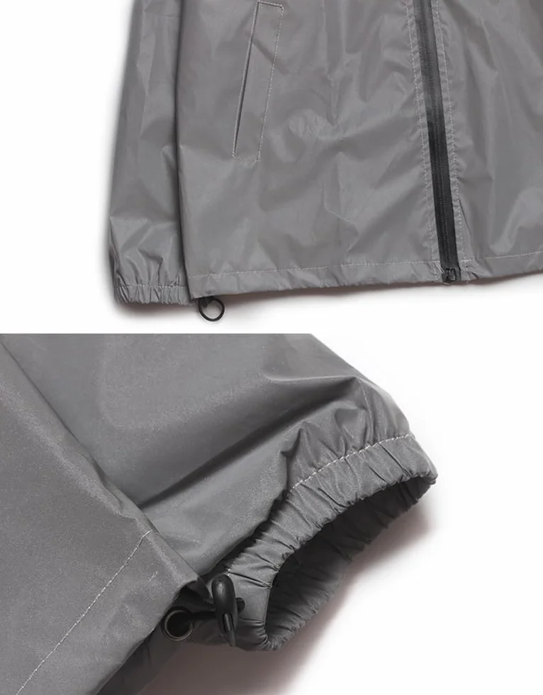 NewL Chaqueta Reflectante de Ciclismo para Hombres con Capucha