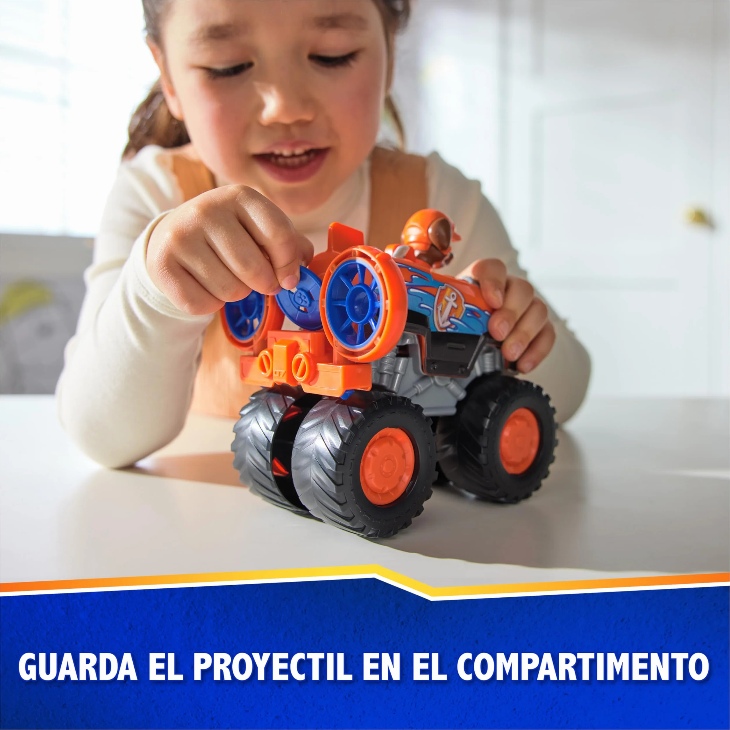 Paw Patrol Patrulla Canina Figura Zuma Rescue Wheels Vehículo Aerodeslizador Lanza Proyectiles Juguetes Niños 3 años+