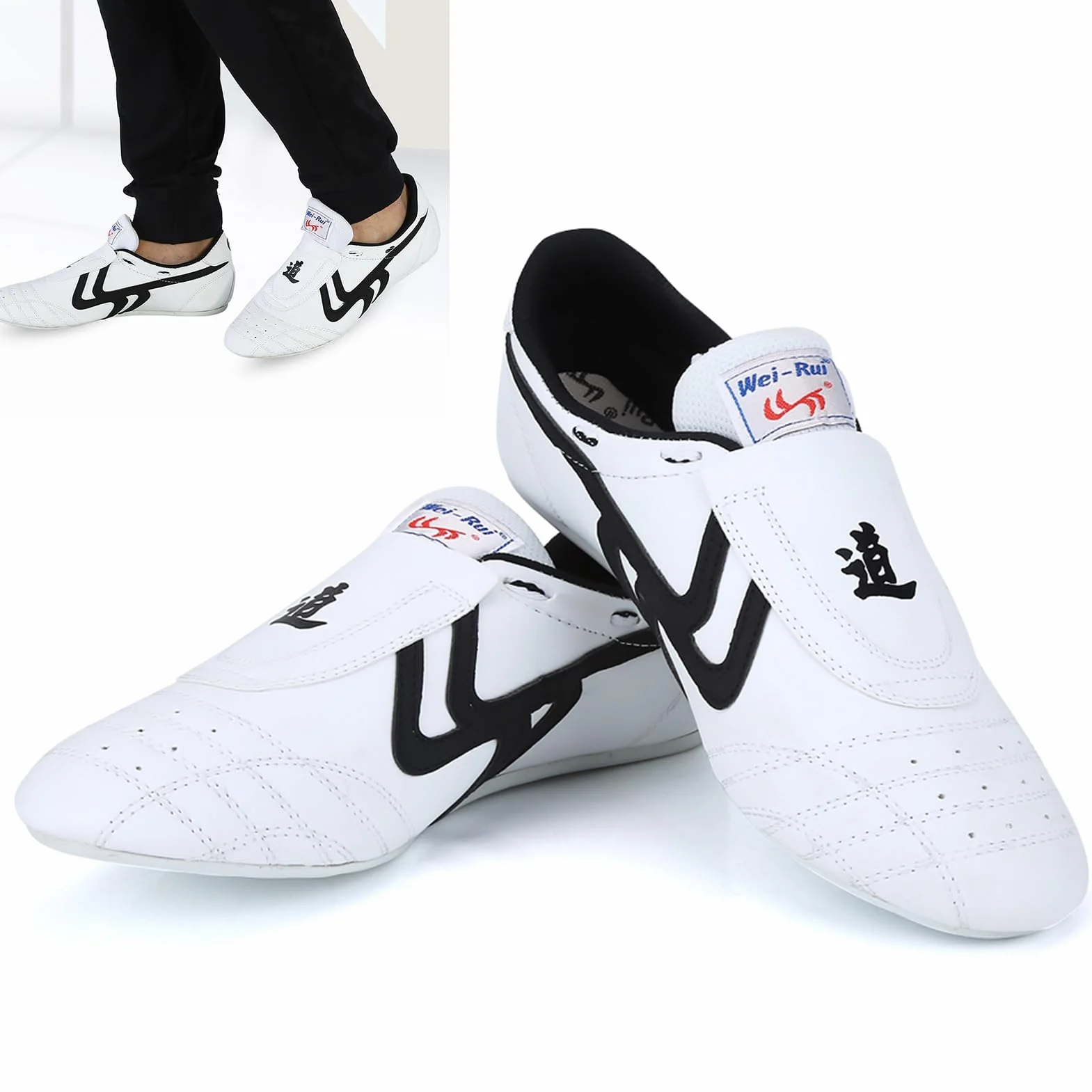 Zapatos de Artes Marciales Taekwondo Boxing Kung Fu Transpirables Ligeros No Deslizantes
