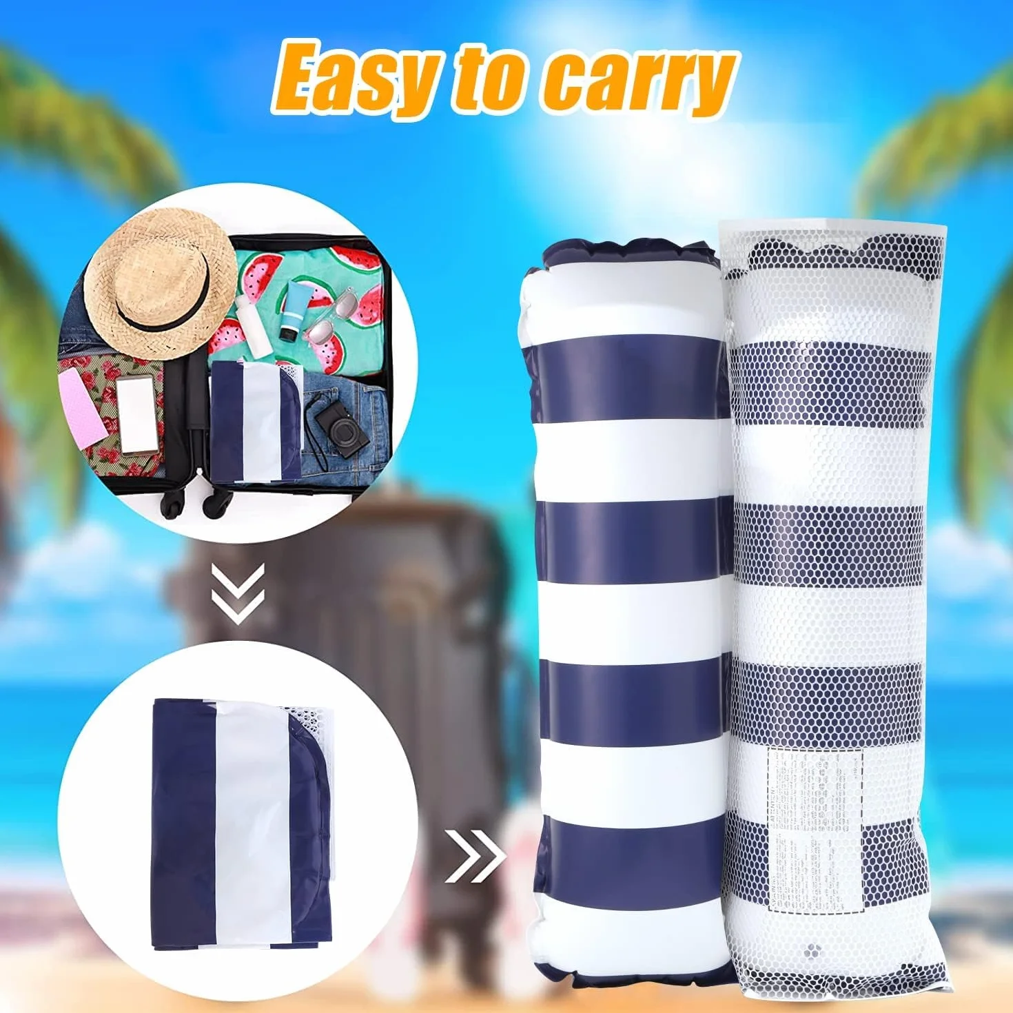 X2 Hamaca Piscina Flotante o Colchoneta Rejilla Piscina. Tamaño para Adultos. Hinchable Piscina. Flotadores 4 En 1 De Uso Múltiple para Natación, Estirar, Descanso, Diversión.
