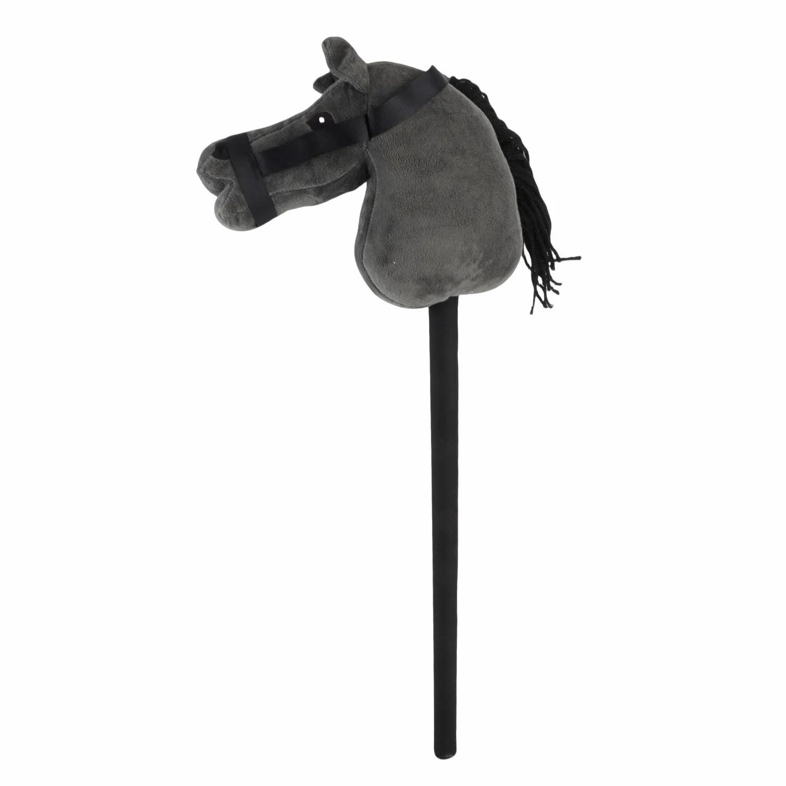Juguete de Palo de Caballo de 70 Cm con Sonido Juguete de Cabeza de Caballo de Felpa Suave para Niños, Sonidos de Galope y Relincho, de Peluche de Piel Sintética Marrón para Niños Pequeños,