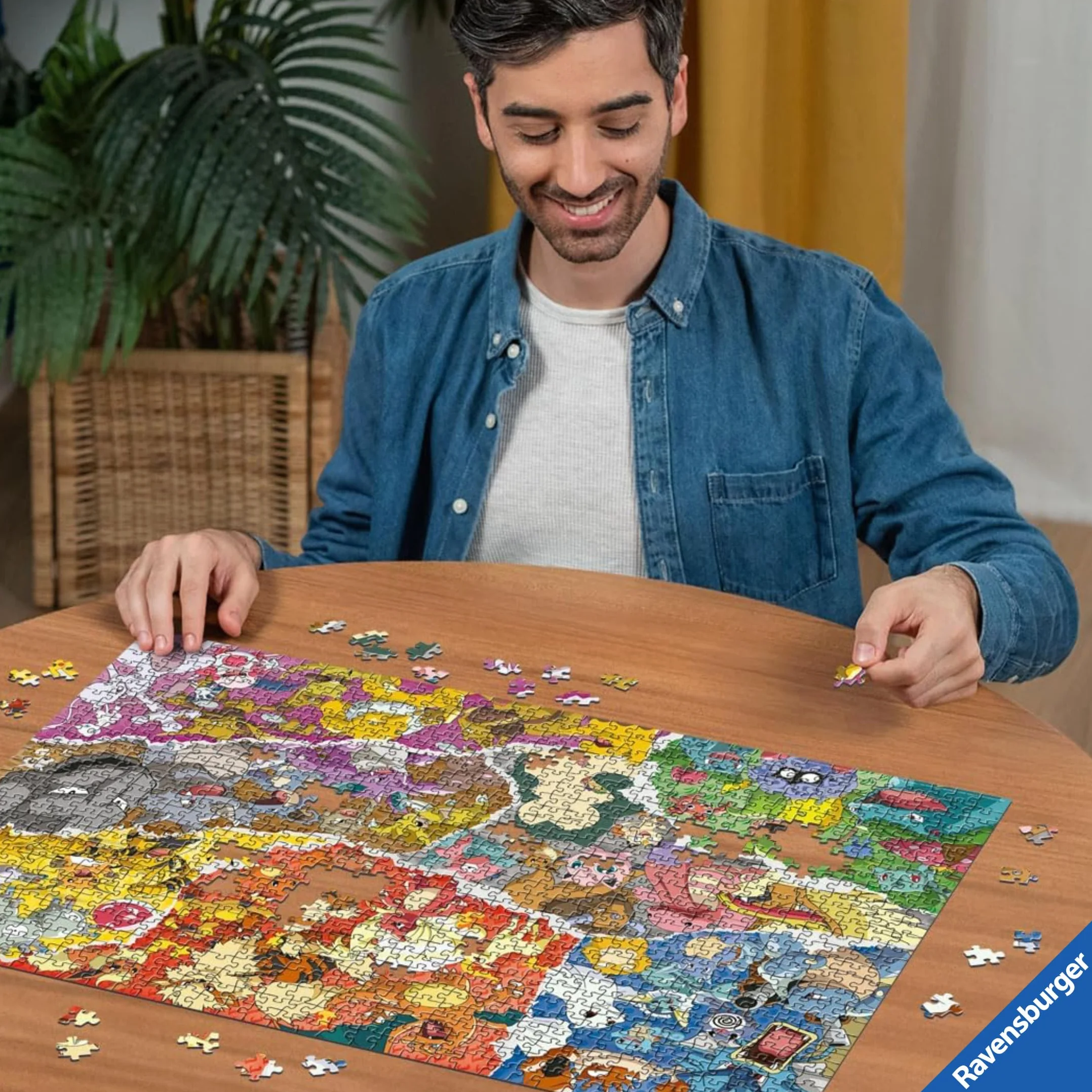 Ravensburger - Puzzle Pokemon | Puzzle 1000 Piezas | Puzzles Adultos 70x50cm | Puzzles Pokemon 1000 Piezas | Rompecabezas Adultos y Niños +14 años