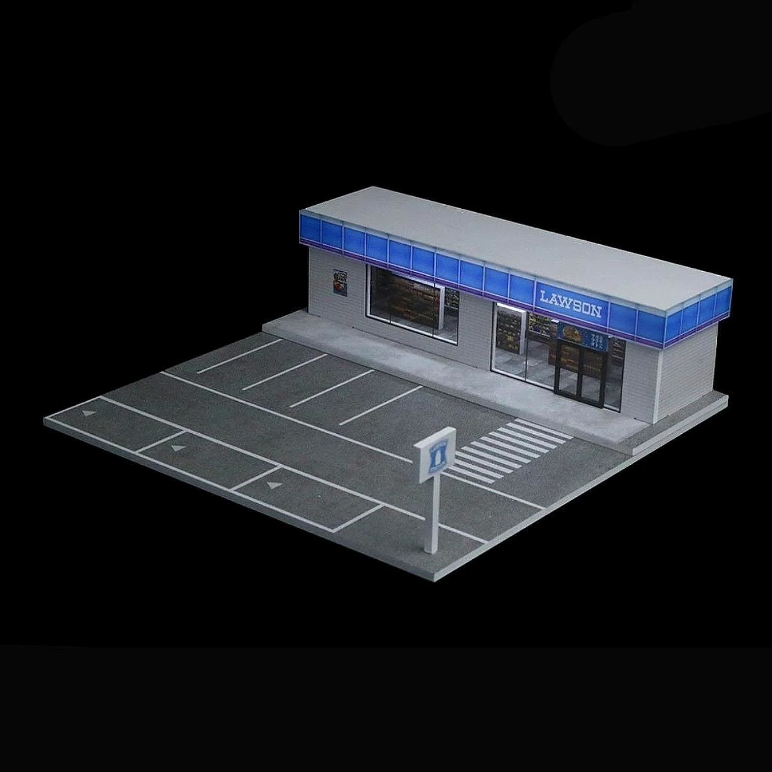 Vitrina para Maquetas de Coches a Escala 1:64 con Luz para Figuras de Acción.