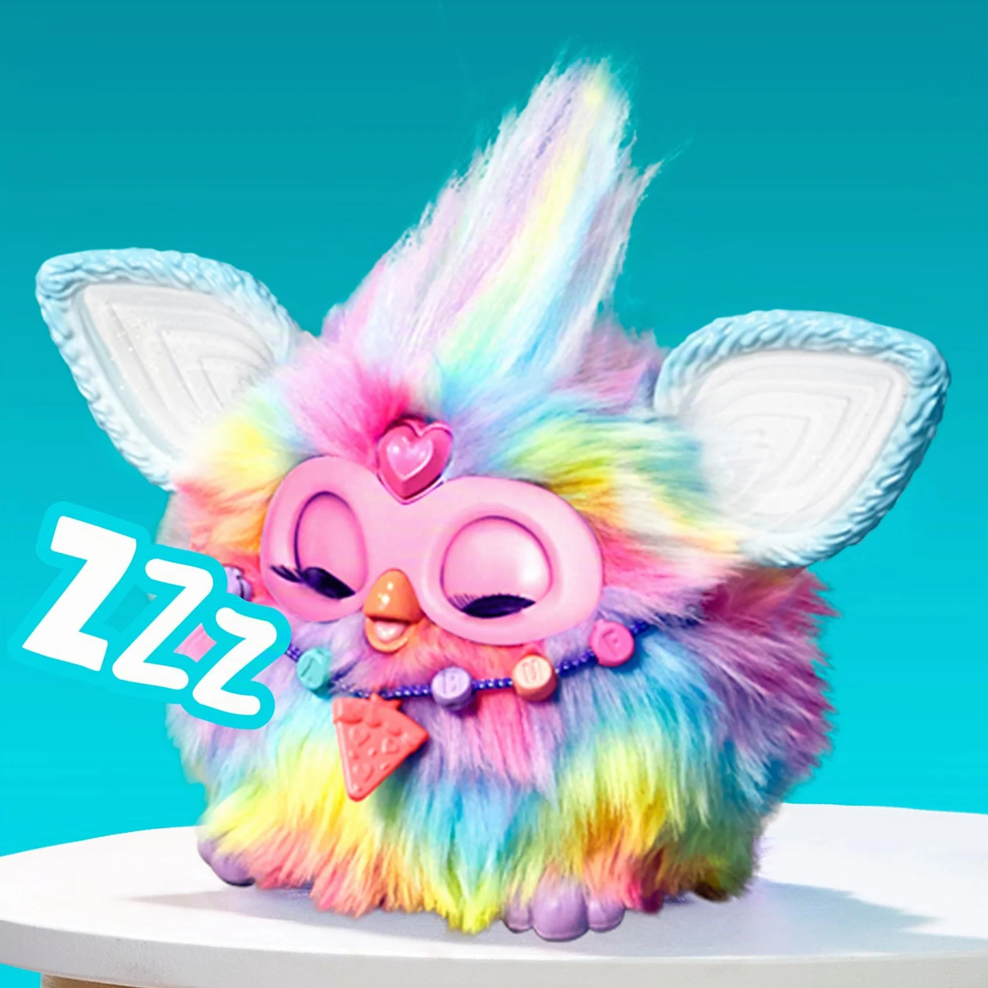 Furby Tie Dye, 15 accesorios de moda, juguetes interactivos de peluche para niñas y niños de 6 años, animatronic activado por voz