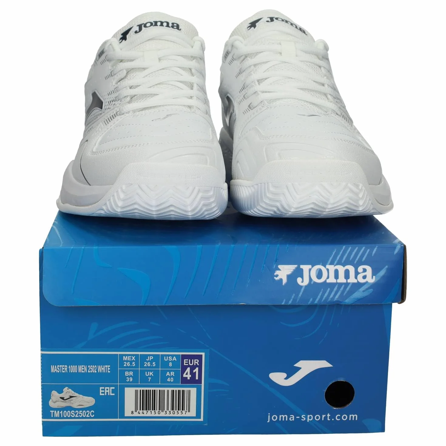 Joma Master 1000 Zapatillas para Hombre Blancas Deportivas Tenis Cómodas Resistentes