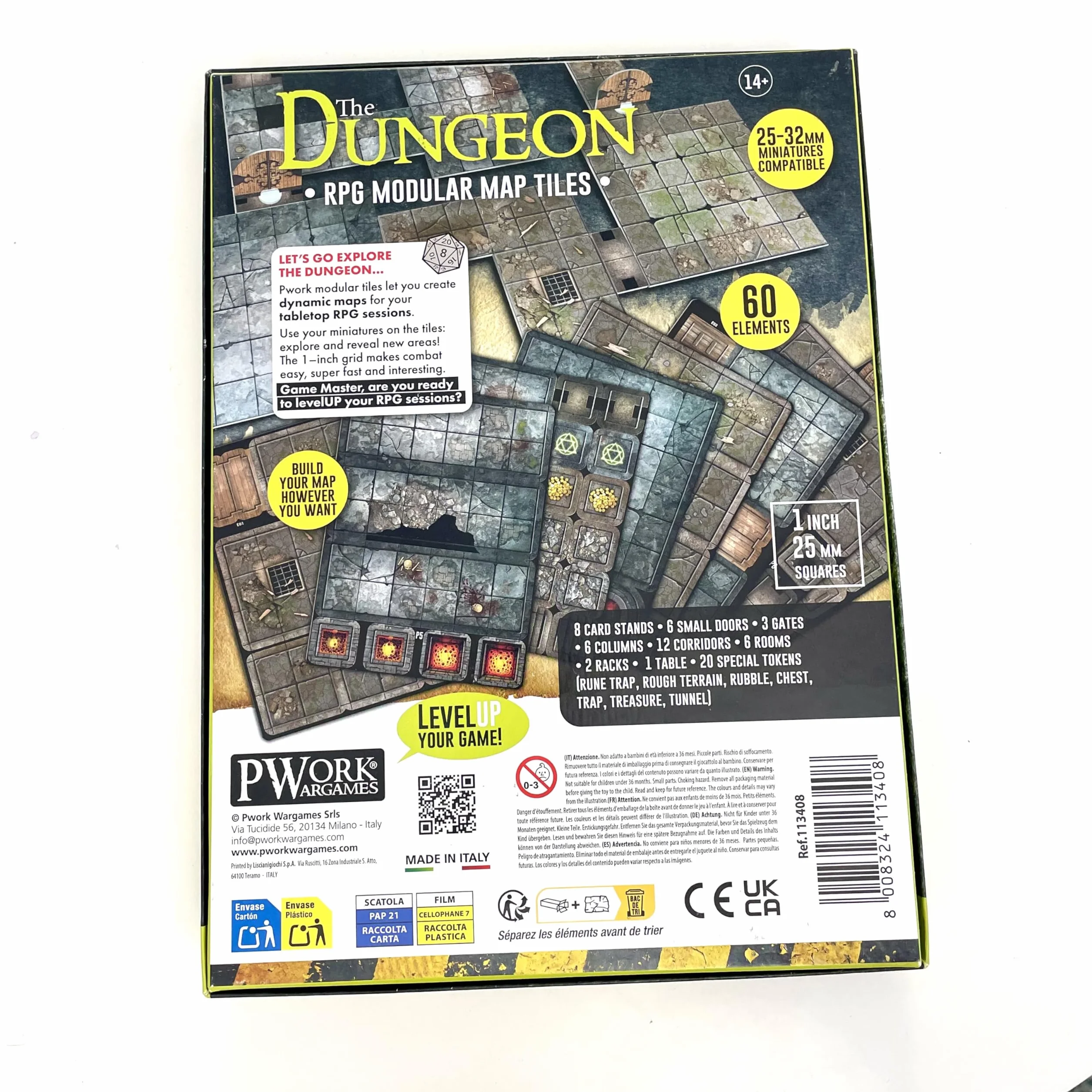 The Dungeon - RPG Modular Map Tiles - double face cardboard tiles