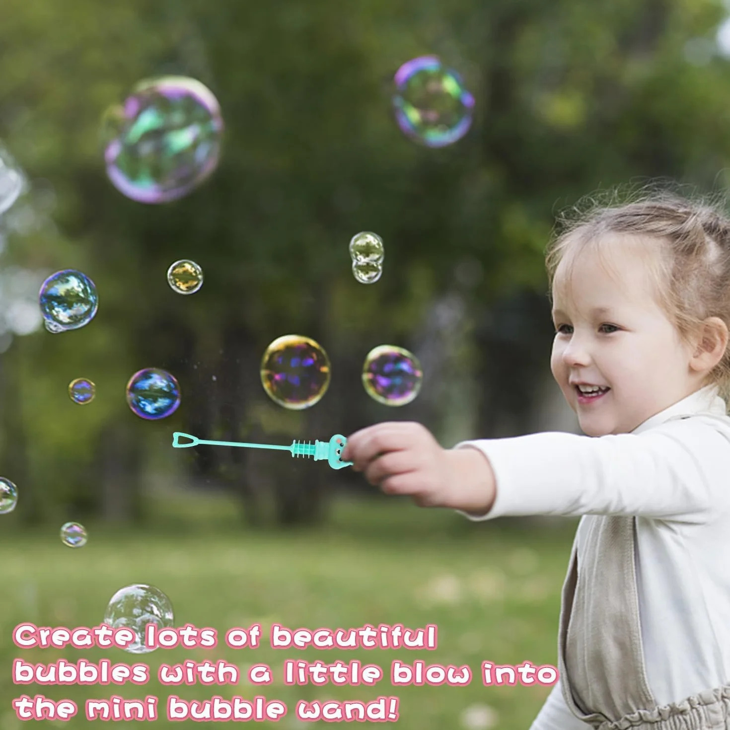 SULOLI 20 Piezas Mini Pompas de Jabón，Palitos de Burbujas de Pascua，Burbuja Varita de Burbujas para Cumpleaños Infantiles, Bodas，Pascua，Exteriores Juguetes para Niños (5 Estilos