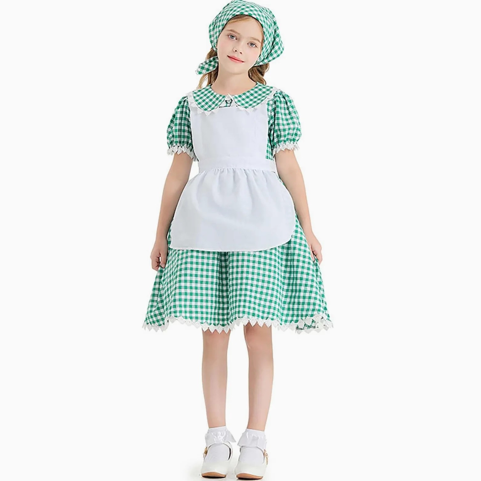Generisch Trajes de niña Bruja Lolita Vestido para Niños Fiesta Cosplay Rendimiento Ropa Diaria Niño Adolescente