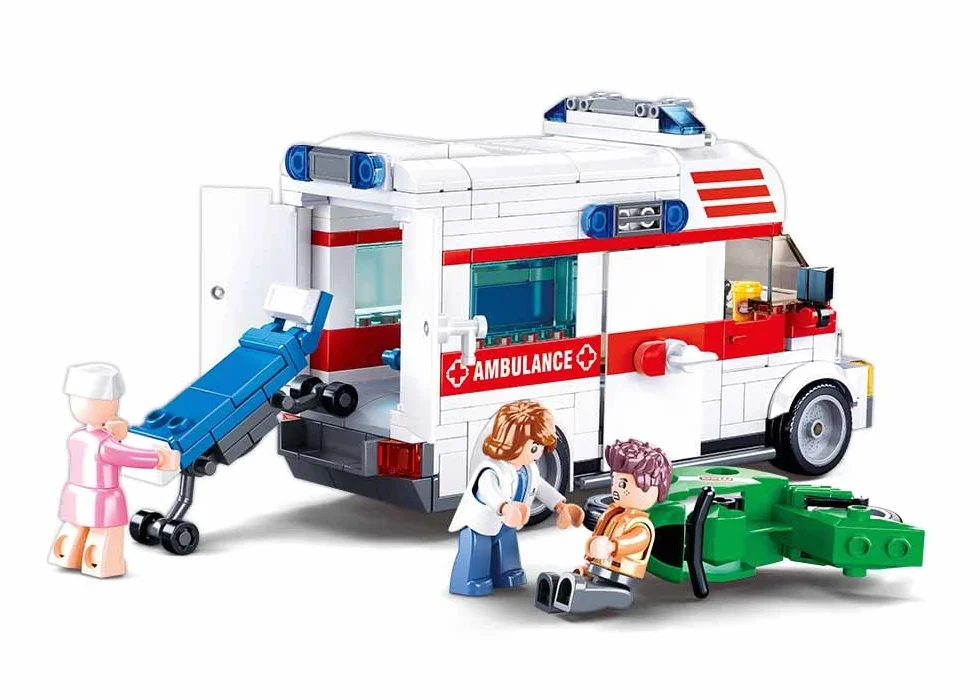 SLUBAN M38-B1065 Town Ambulance 328pcs