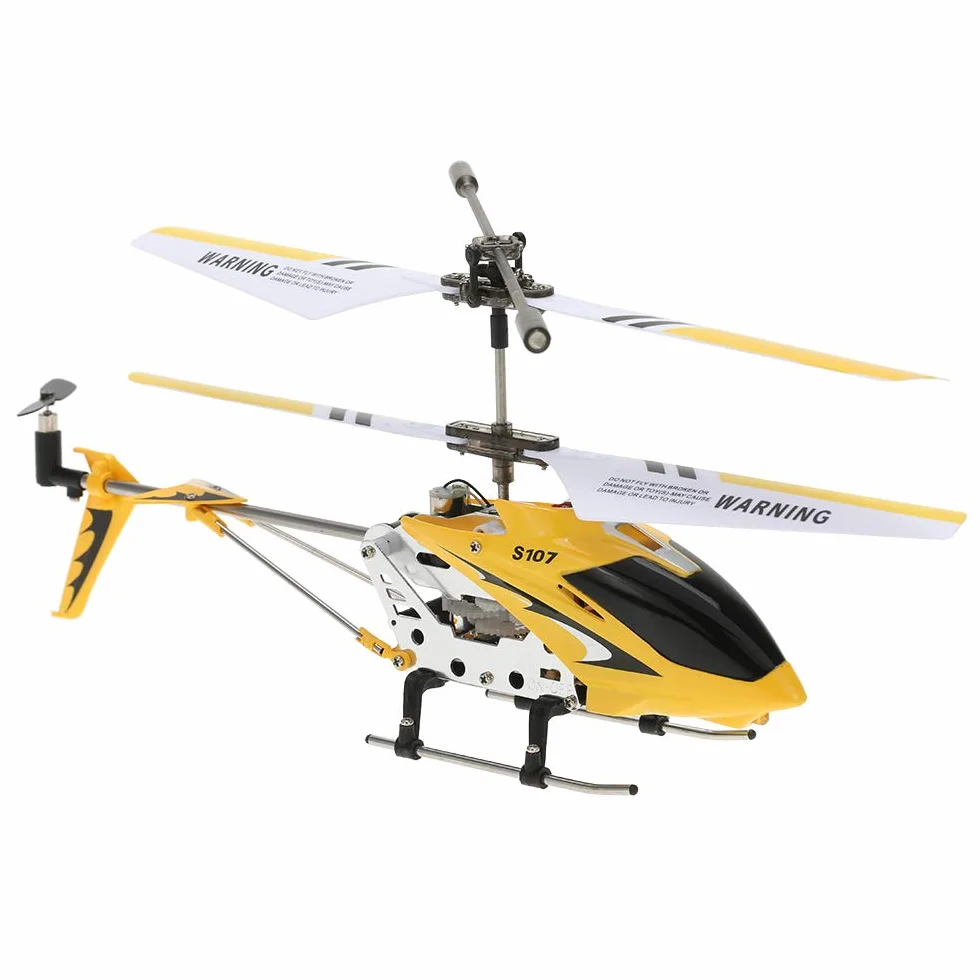 Syma-S107G Helicóptero con giroscopio, Color Amarillo (5091), unisex-adulto