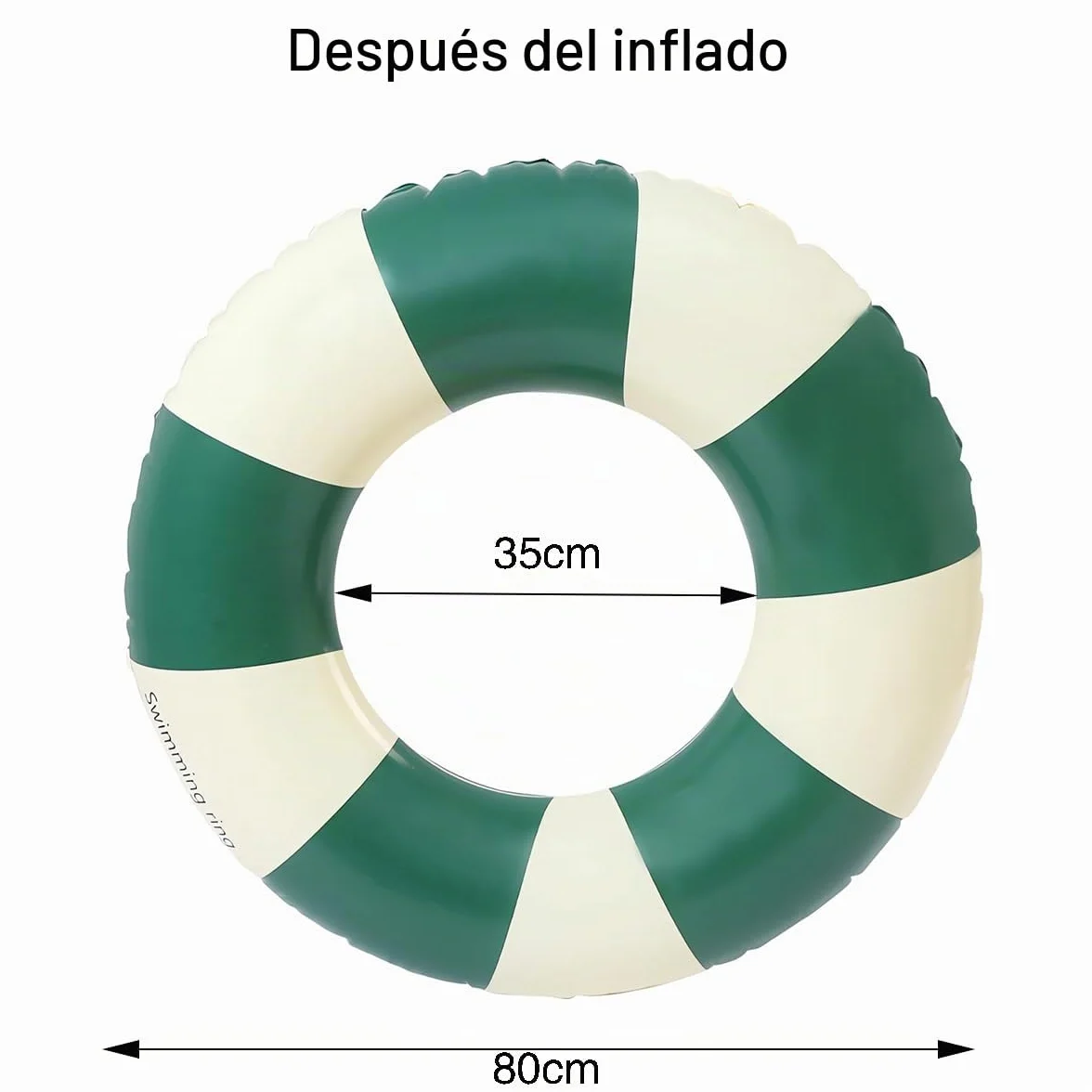 Anillo de natación Inflable, Vintage a Rayas Flotador Inflable, Flotadores de Piscina Flotante Anillo de Goma Flotante, para Piscinas de Verano y Playa para Adultos y Niños