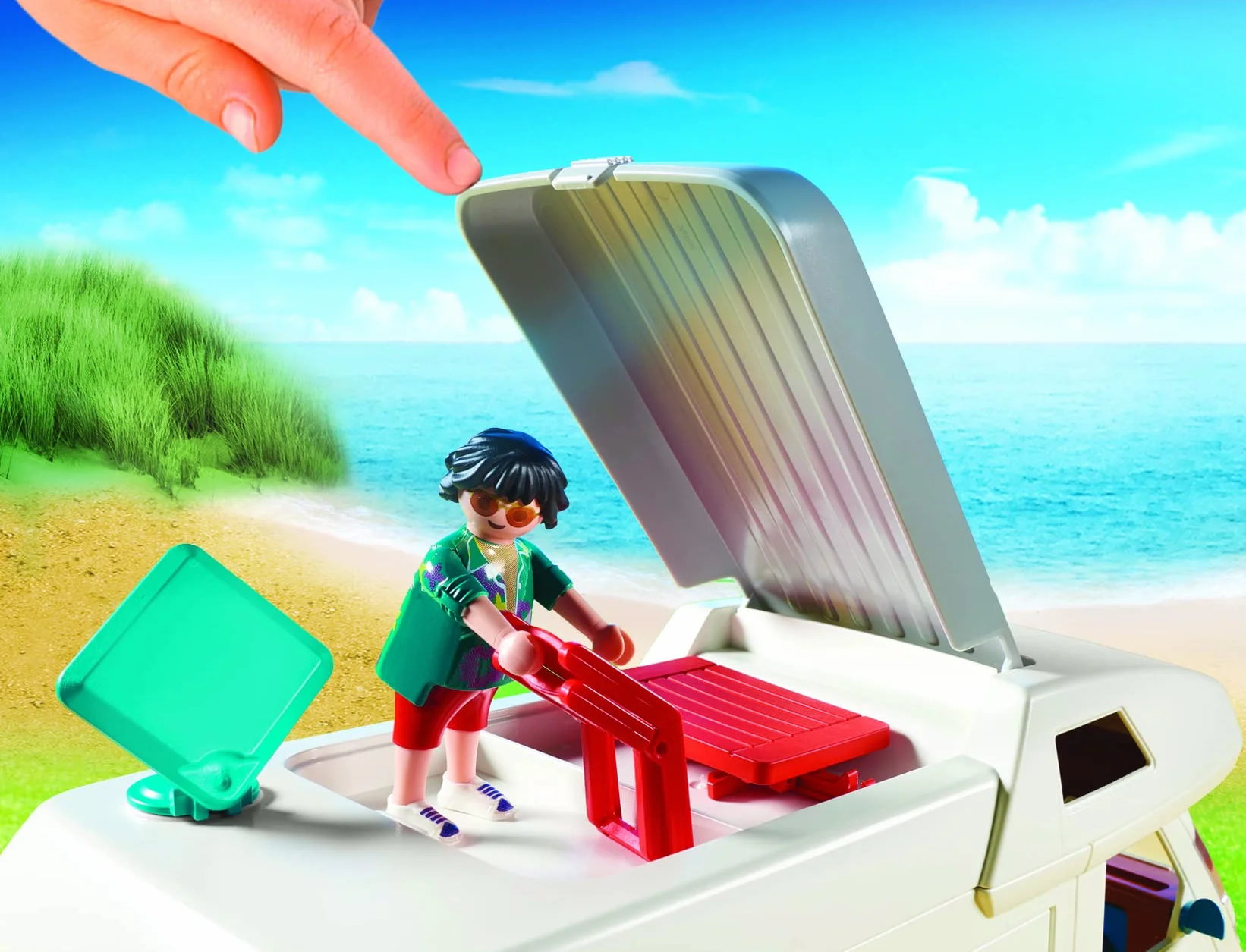 PLAYMOBIL Family Fun 70088 Caravana de Verano, A Partir de 4 años