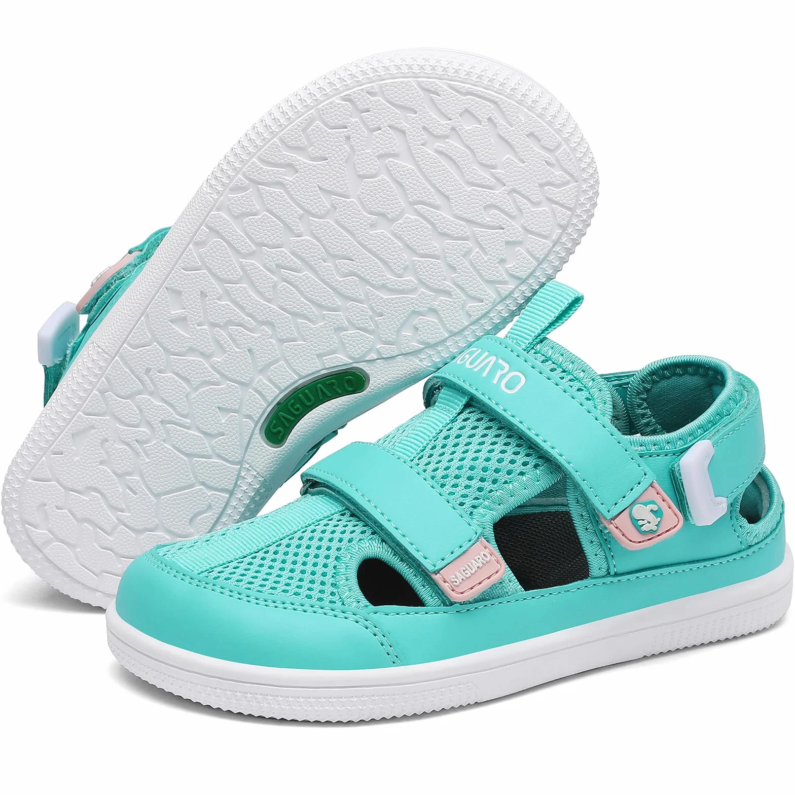 SAGUARO Sandalias Barefoot Niños Puntera Cerrada Zapatillas Verano Ligeras Transpirables 25-36 EU