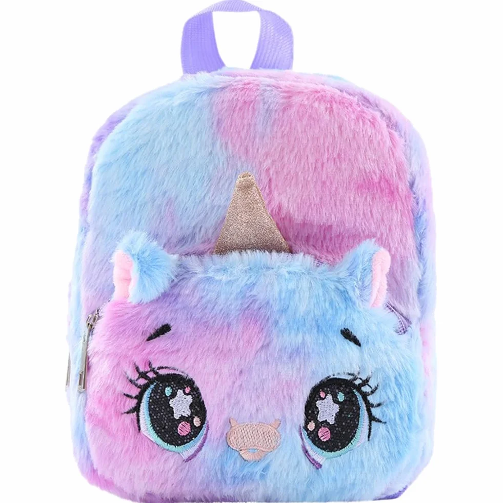 Unicornio Peluche Mochila para Niño Mochila Escolar Bolsa de Viaje