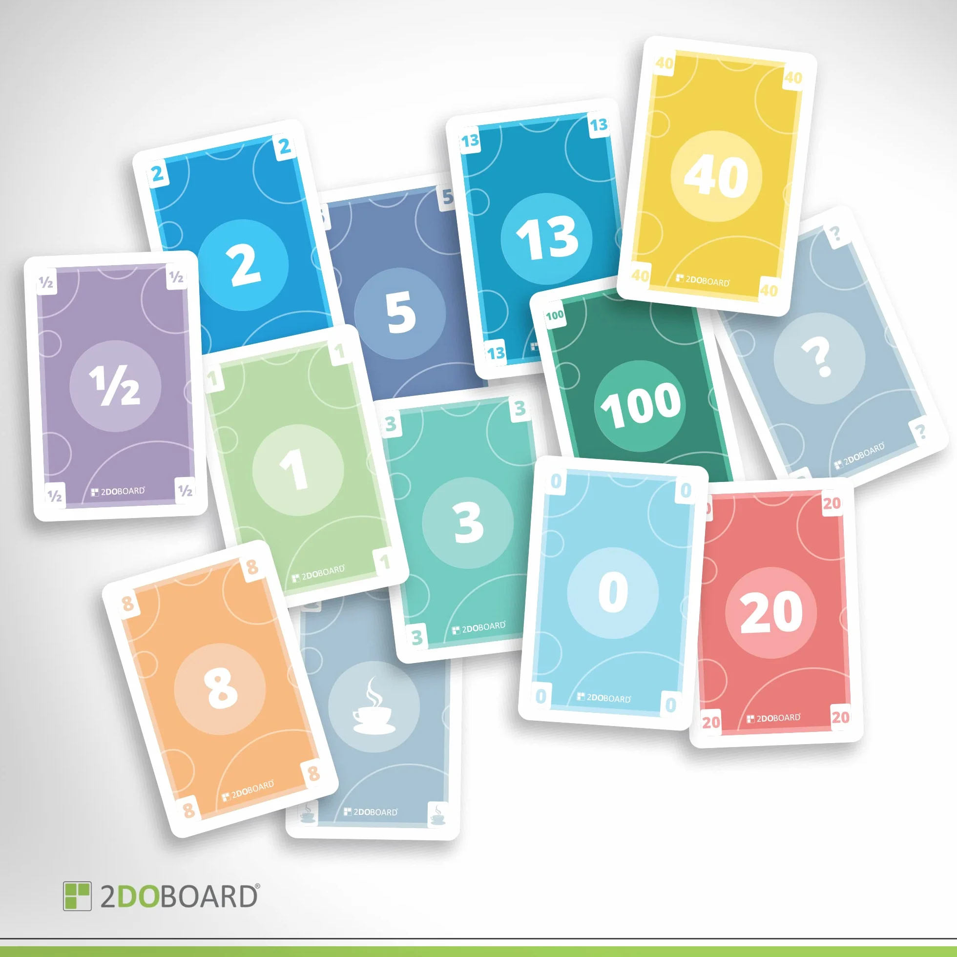 Scrum Cards - 12 Jugadores - Juego Poker - Incluye un E-Book con Instrucciones en español - Cartas de Póker de Planificación para Scrum - Agile Planning Poker Cards
