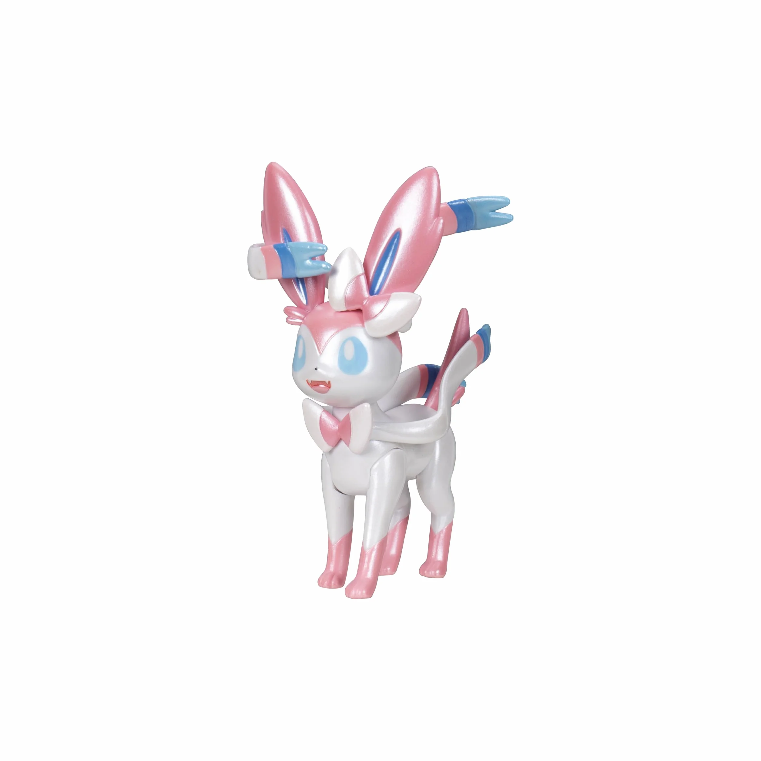 Pokémon Pack evolución Select - Incluye una Figura Eevee de 5 cm, además de Las Figuras de Batalla Leafeon, Glaceon y Sylveon de 7,5 cm, con Acabado Exclusivo