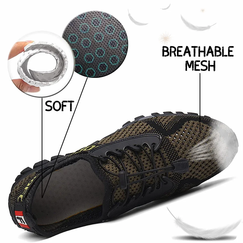 DimaiGlobal Zapatillas de Trekking para Hombres Verano Transpirable Senderismo