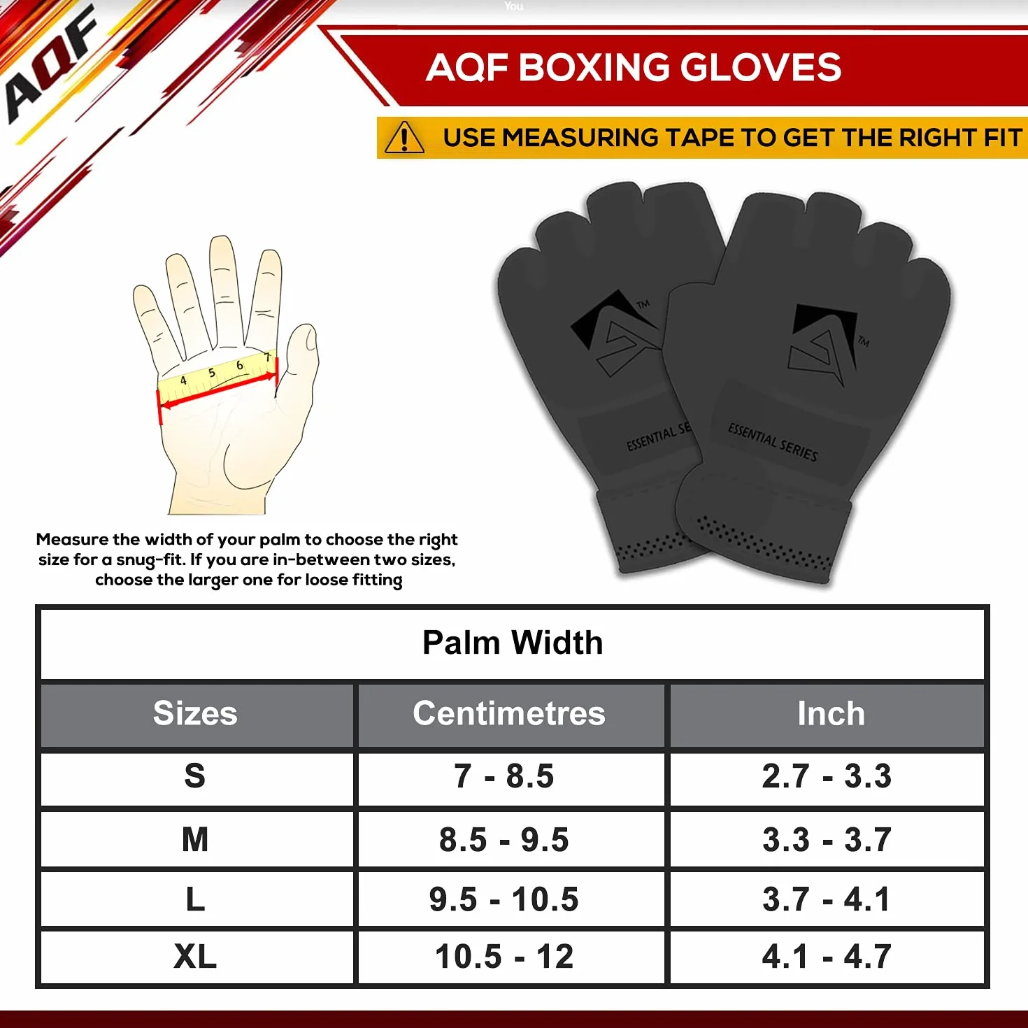 AQF Guantillas MMA Palma Abierta Cuero Sintético Guantes Boxeo Saco Entrenamiento Kickboxing