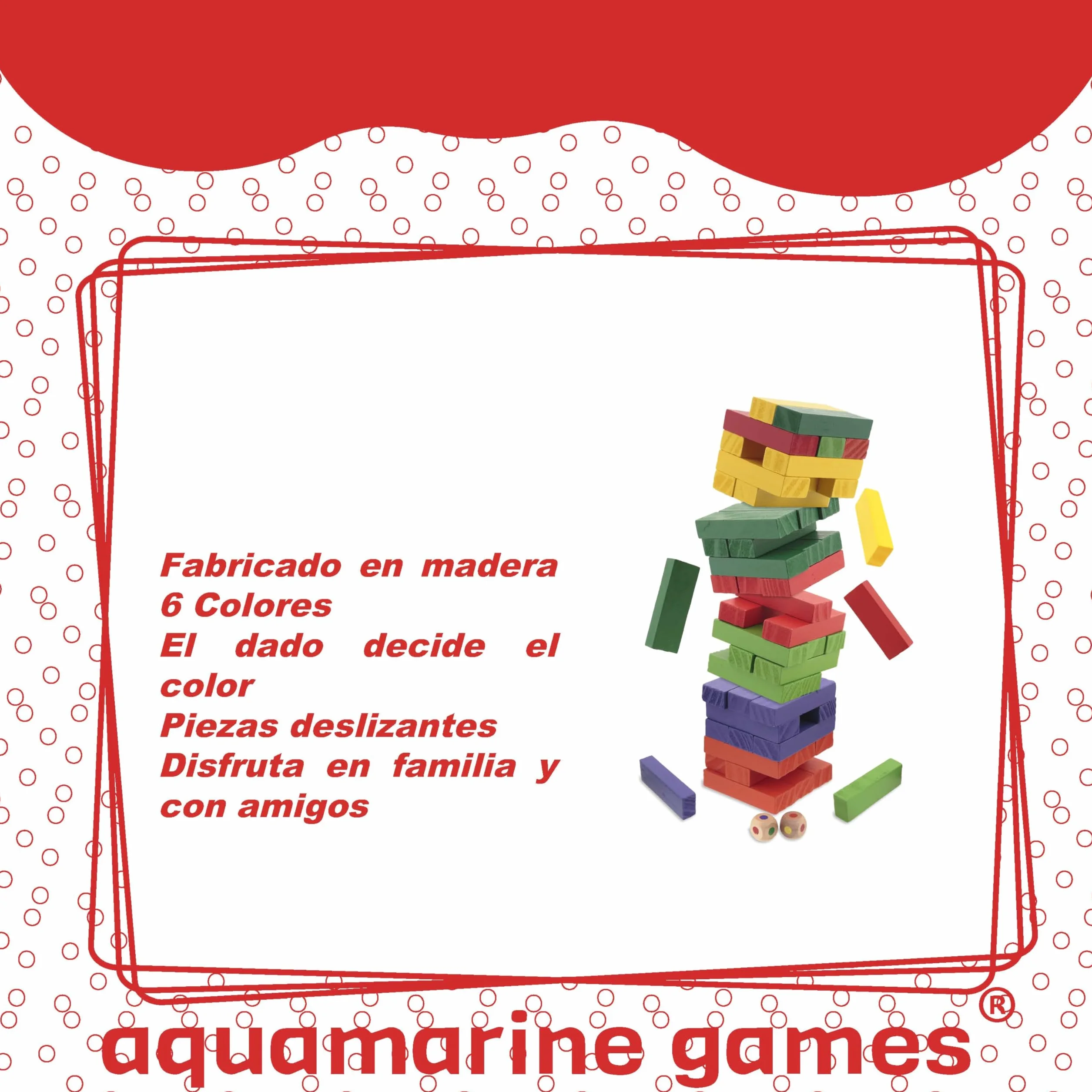 Aquamarine Games torre de colores XL, Miscelanea (Compudid CPES03)