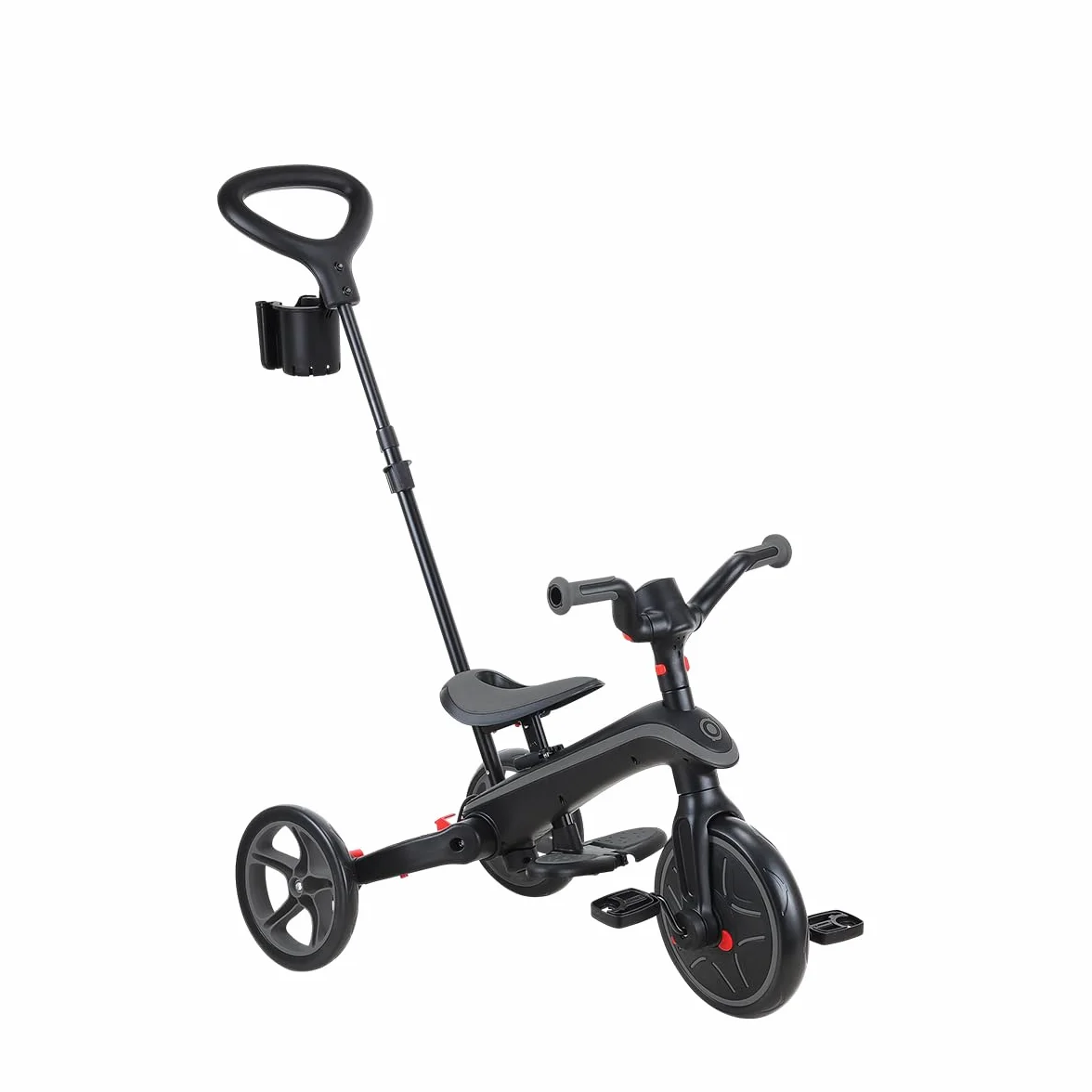 Globber Tricycle Explorer 4 en 1 - Triciclo Plegable y escalable en draisiana para niños de 10 Meses a 5 años
