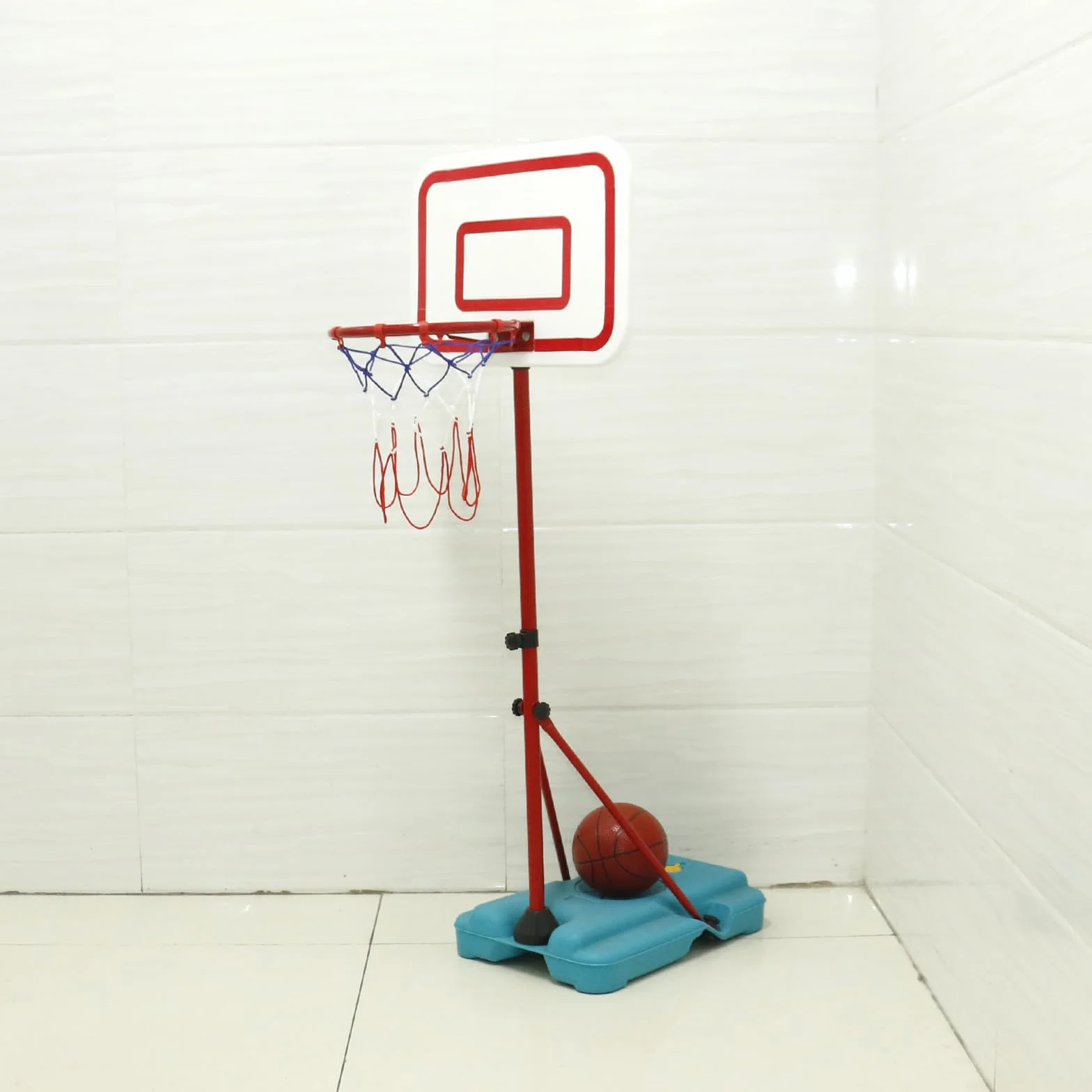 TONZE Canastas Baloncesto Infantiles Exterior Interior Altura Ajustable Balon Baloncesto Regalos Cumpleaños Infantil Regalos para Niños Juguetes Niños 3 4 5 6 Años,88cm a 190cm