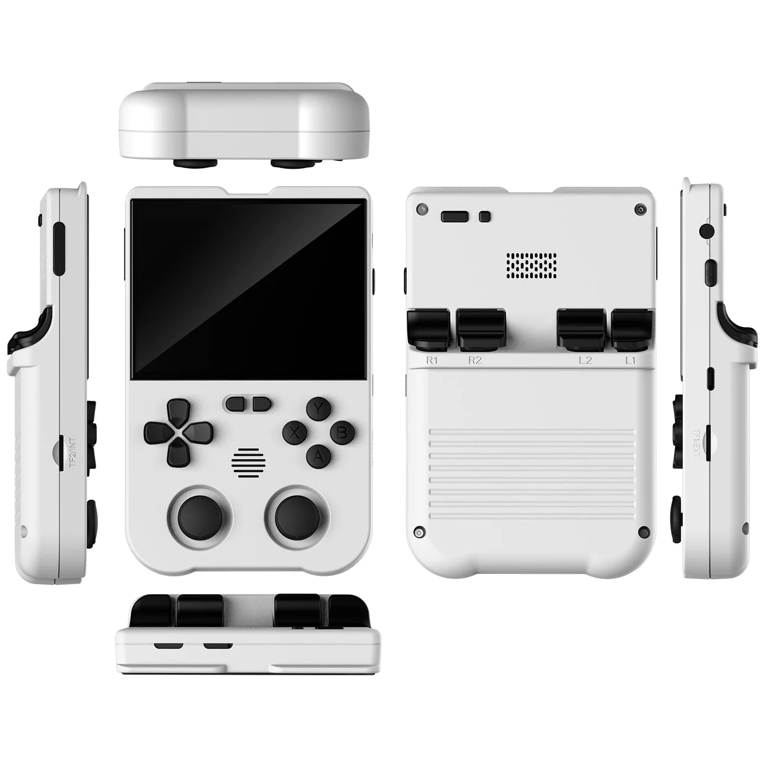 JINGAN Mano retro | Consola de juegos retro con batería de 3000 mAh | pantalla táctil de 3,5 pulgadas, consola de juegos para amantes de los juegos portátiles, admite múltiples emuladores, regalo