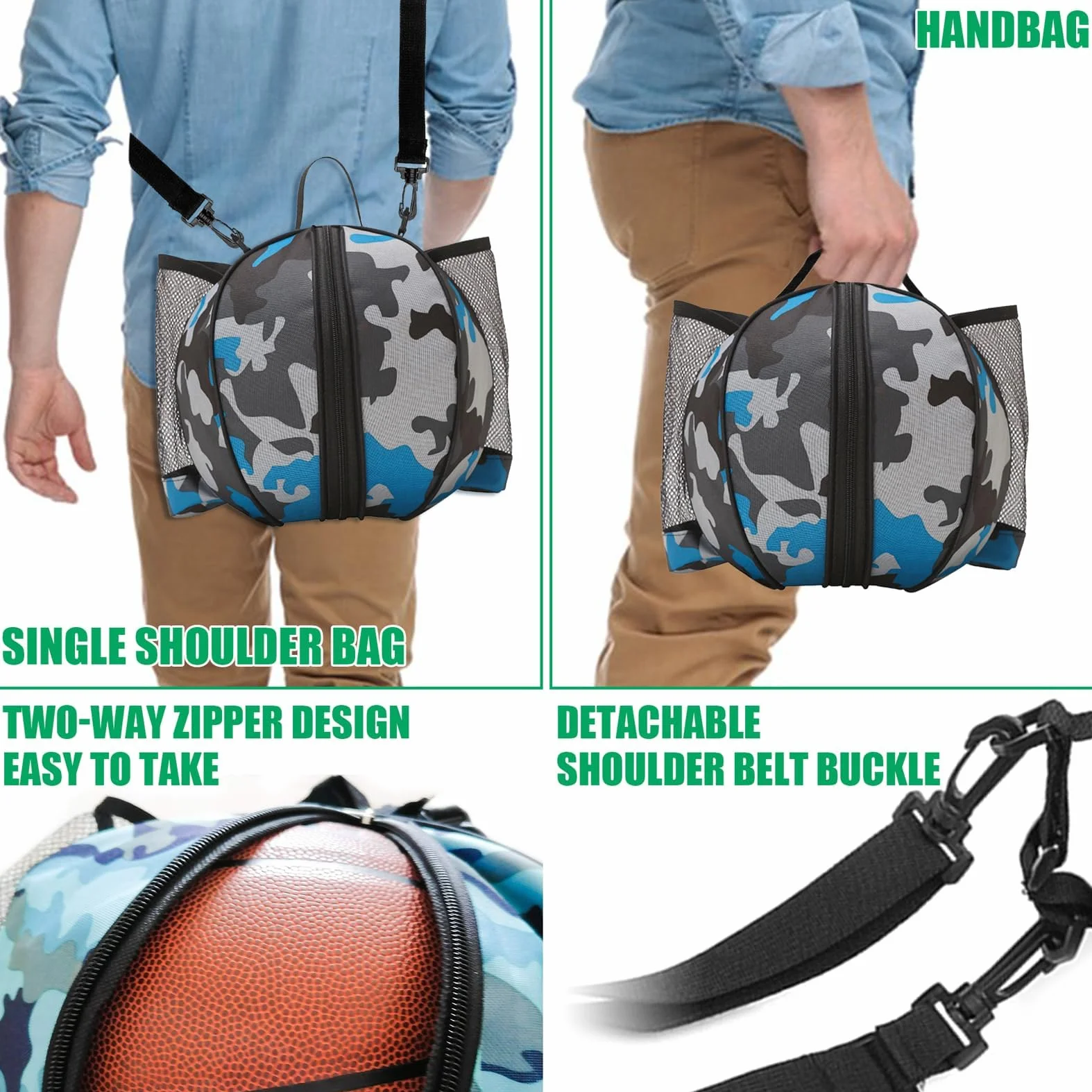 Bolsa Impermeable para Baloncesto, Fútbol y Voleibol