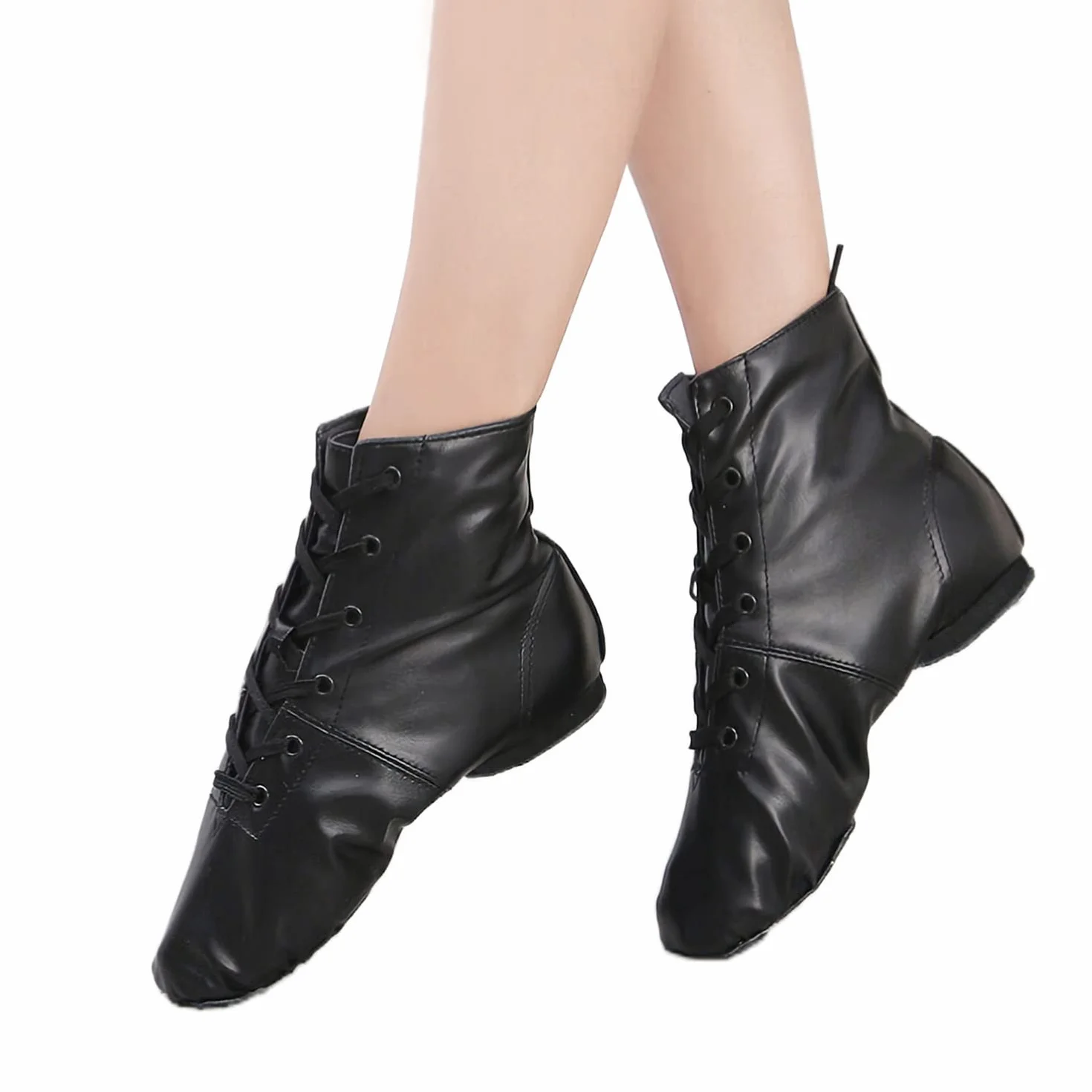 Zapatos de Ballet PU Cuero Adultos Mujer Danza Moderno Jazz Gimnasia