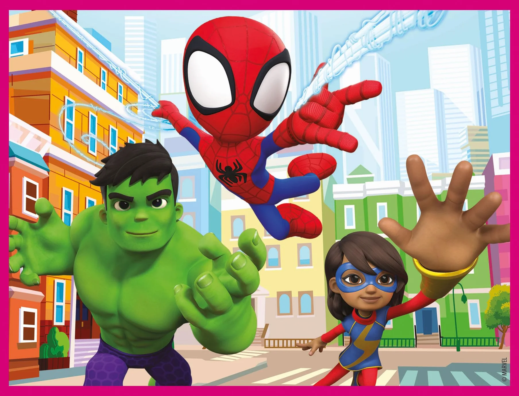 Clementoni Puzzle Marvel Spidey and His Amazing Friends 12 Cubos 6 Imágenes 12 Piezas 41198