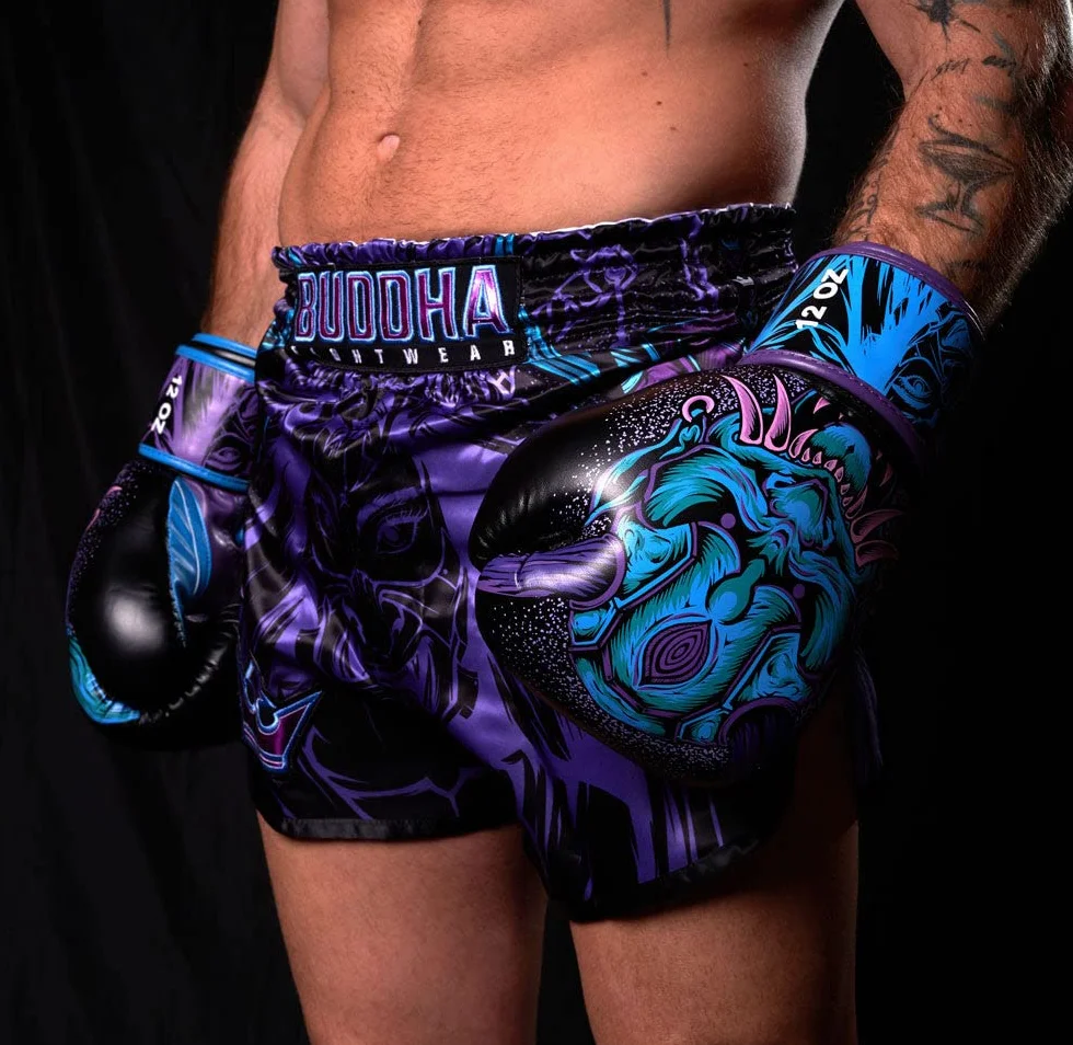 Pantalón Retro Premium Fantasy Snake Buddha Fight Wear