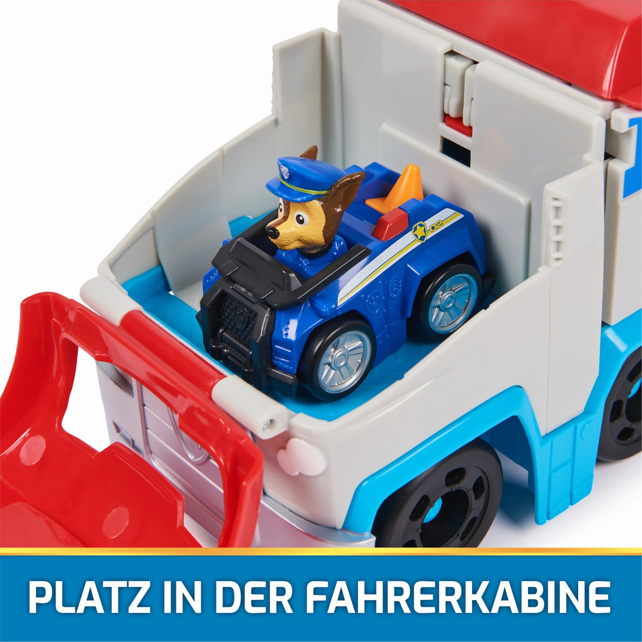 Patrulla Canina - Pack Coche Pup Squad Paw Patroller Transformable y Vehículo con Figura Chase - Patrulla Canina Juguetes - Juguetes Niños 3 años + - Regalo Niño 3 años +