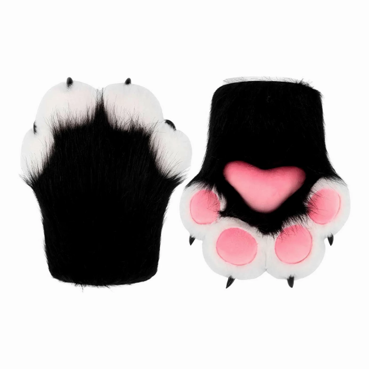 2026 - Guantes de simulación de gato, animal, peludo para llamadas, accesorios para cosplay, uso casual, fiesta, carnaval, accesorios especiales