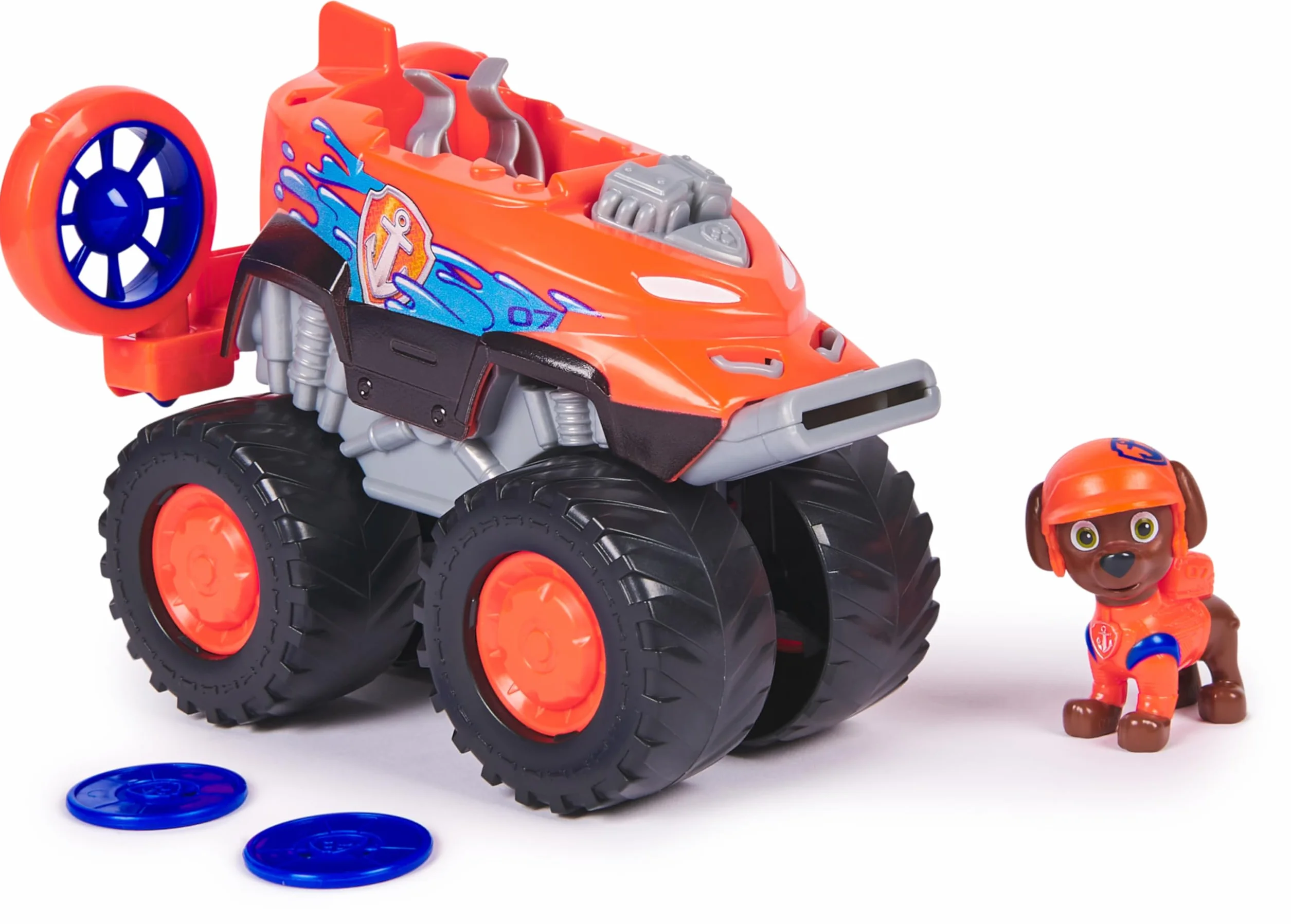Paw Patrol Patrulla Canina Figura Zuma Rescue Wheels Vehículo Aerodeslizador Lanza Proyectiles Juguetes Niños 3 años+