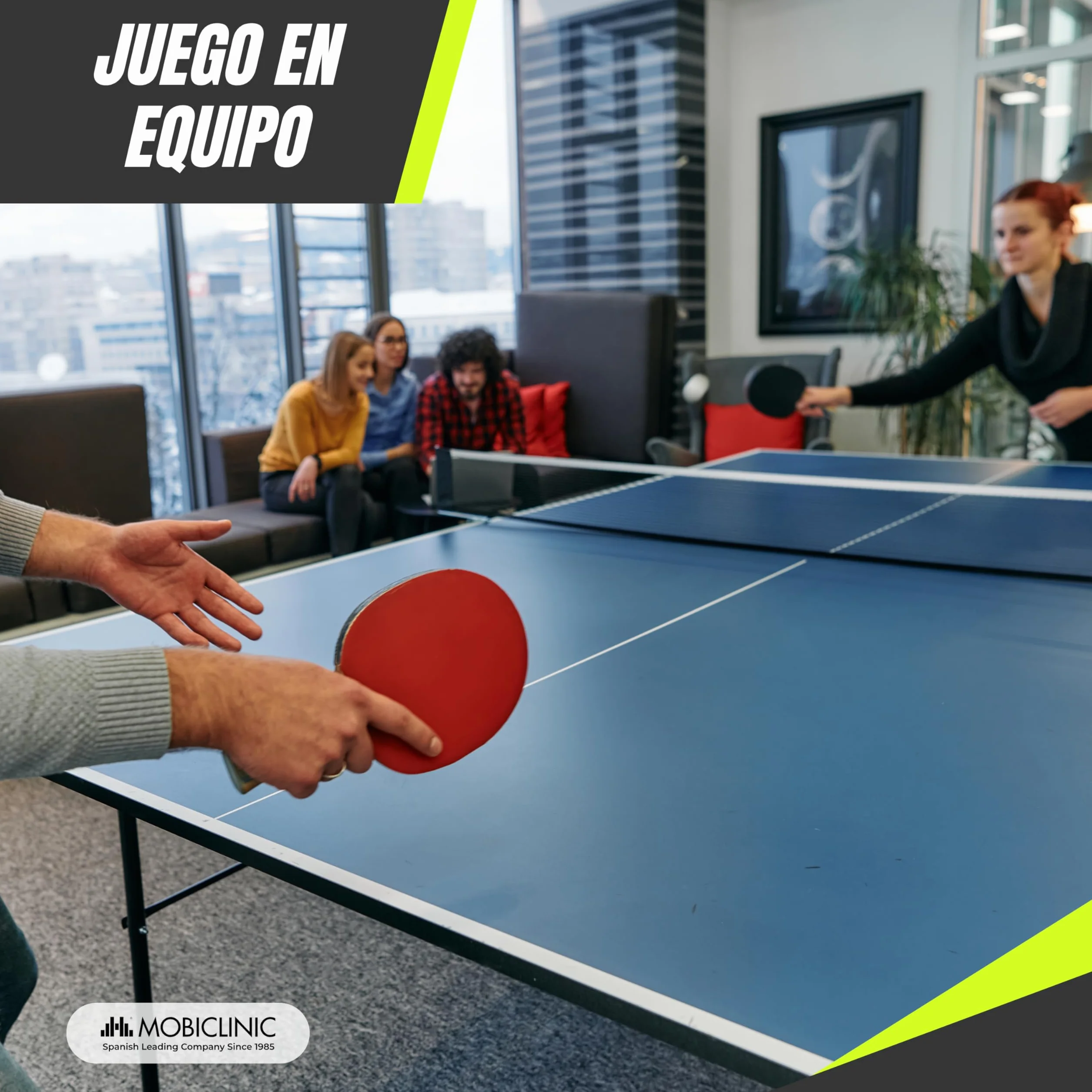 Mobiclinic Mesa de Ping Pong Plegable 274x152.5x76 cm Tokyo Azul