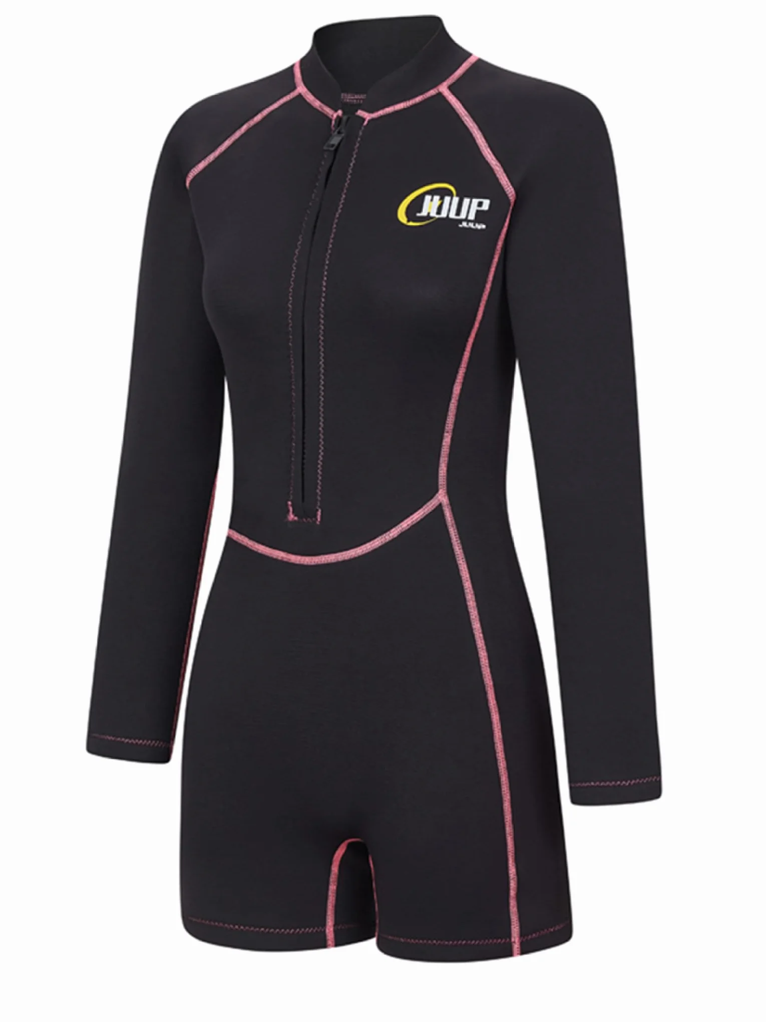 Traje de Neopreno Corto Mujer 2,5 mm Manga Larga para Surf Snorkeling Natación