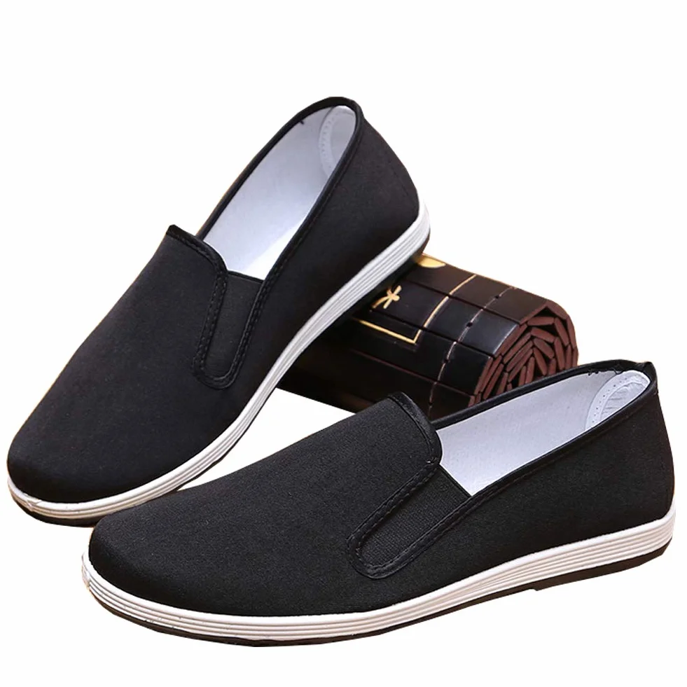 Zapatillas Kung Fu Tai Chi Unisex Negro Suela Goma