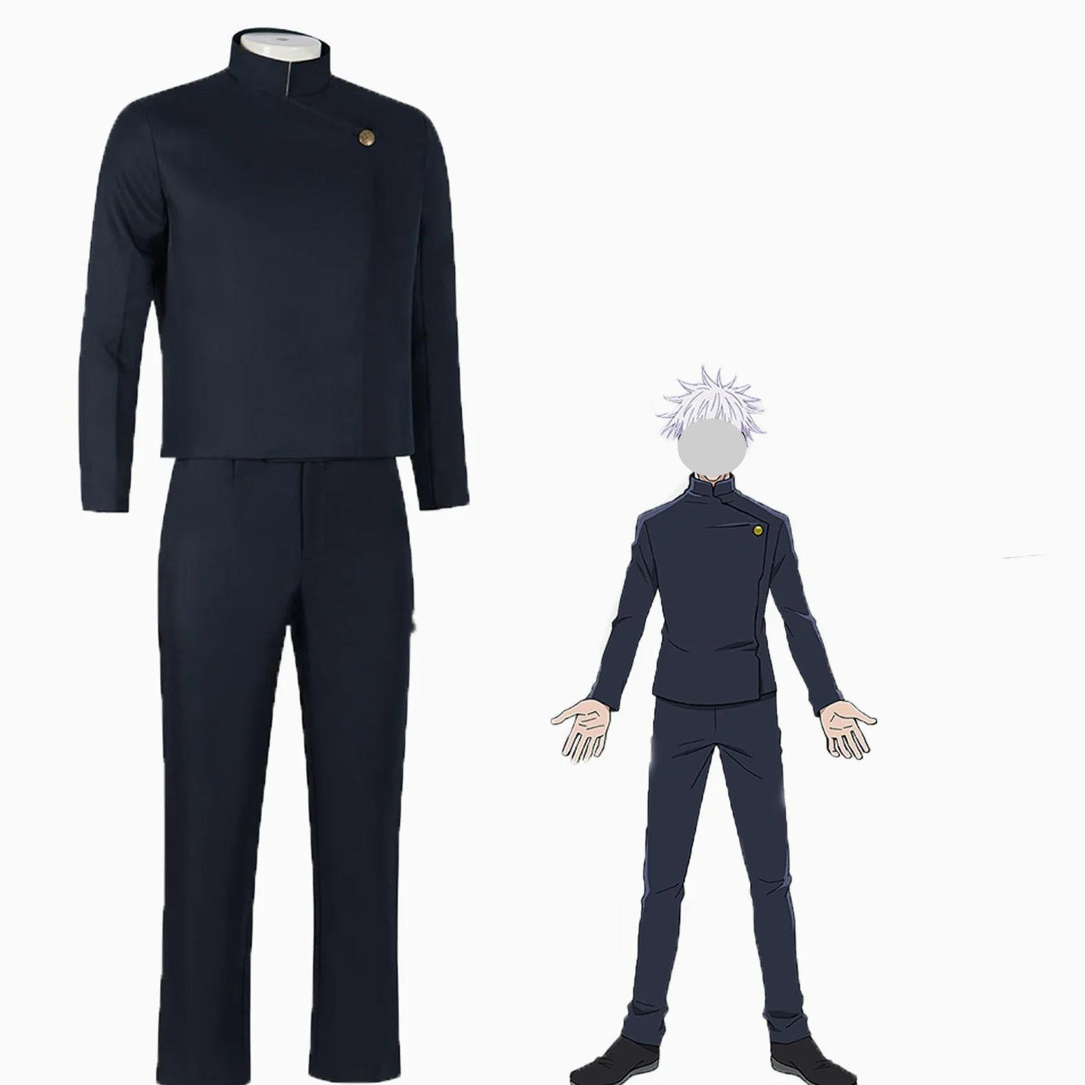 CR ROLECOS Anime Jujutsu Kaisen Gojo Satoru Cosplay Disfraz Geto Suguru Cosplay Riko Cosplay Uniforme para todos los personajes