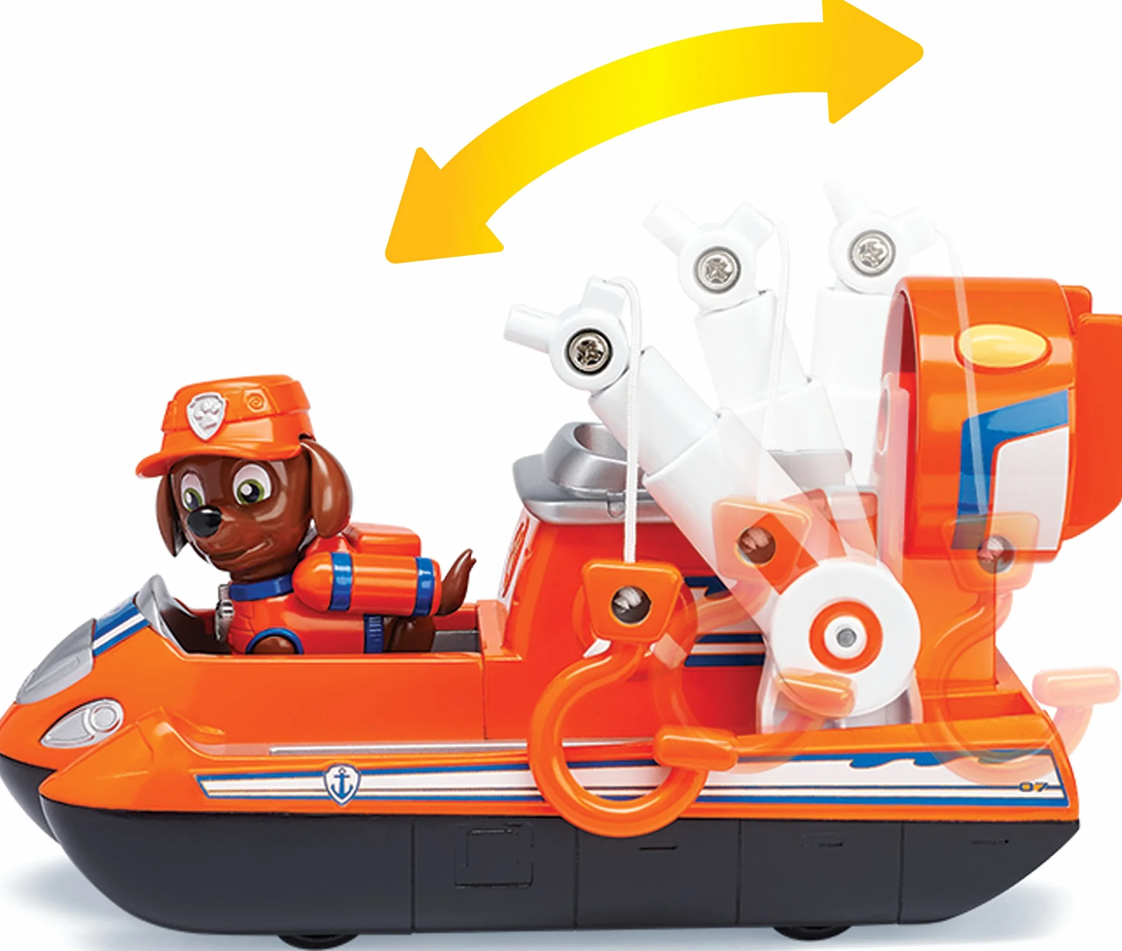 Paw Patrol Ultimate Rescue Zuma Boat Toy Vehicle Naranja 1 Pieza
