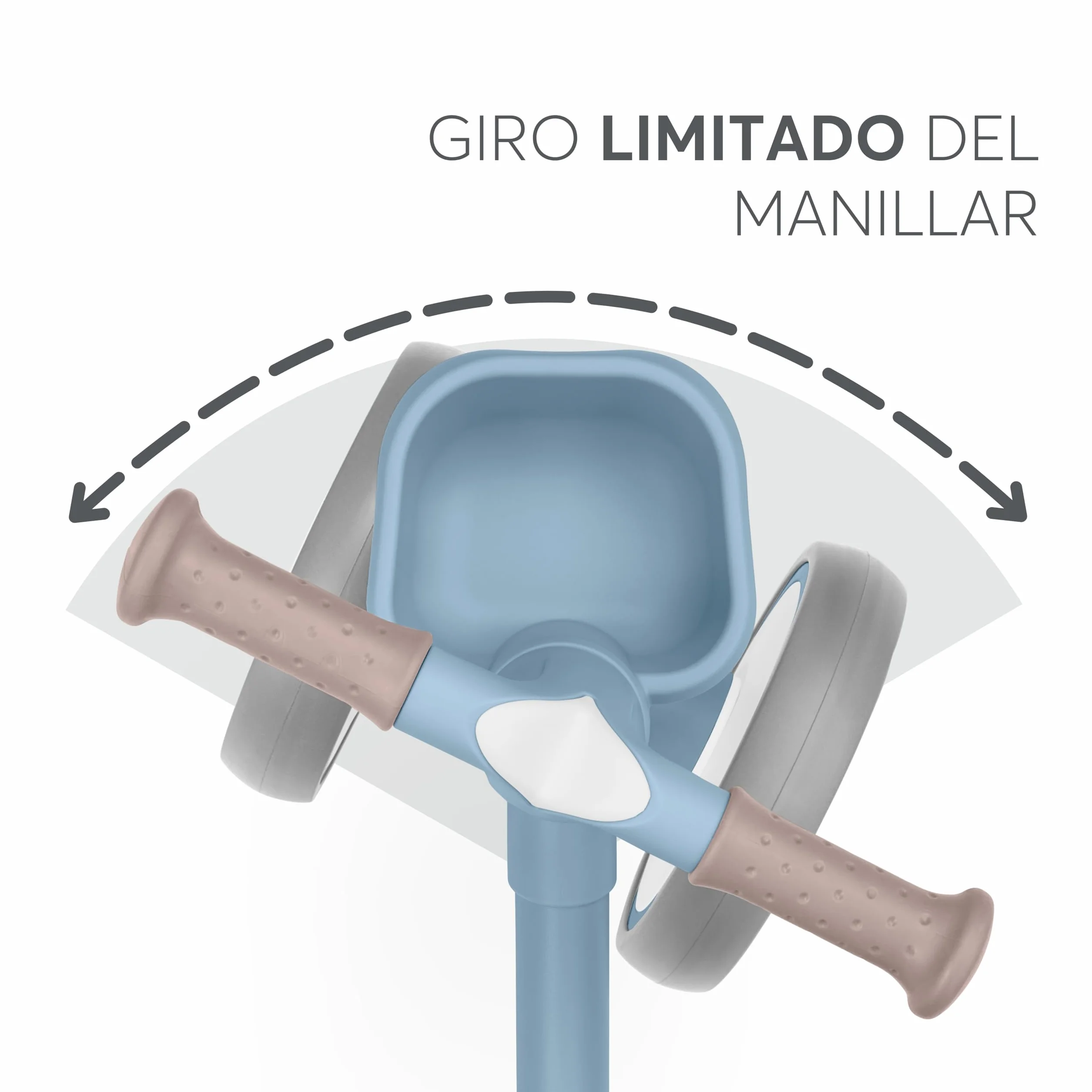 KikkaBoo Bicicleta Sin Pedales ZIPI, Correpasillos Bebé de 1 a 3 Años, Bicicleta Equilibrio, Bici Bebé con Canasta, Ajustable, Juguete para Niños, Azul