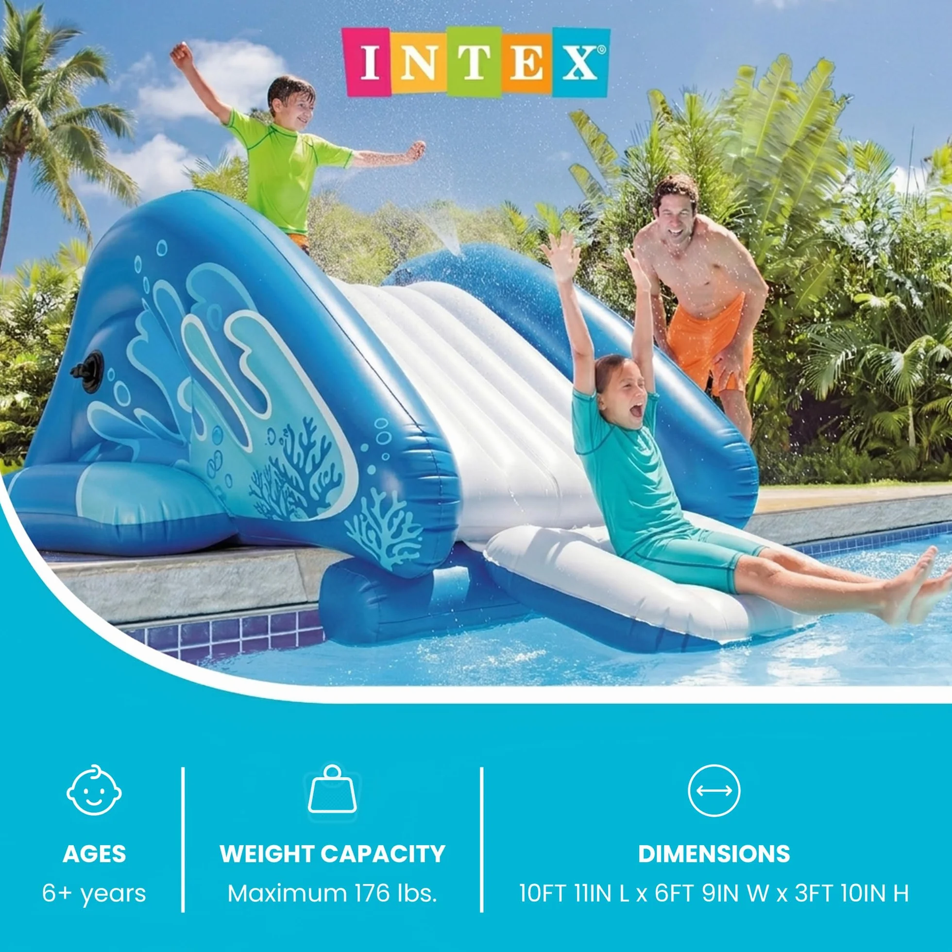 Intex tobogán hinchable de agua