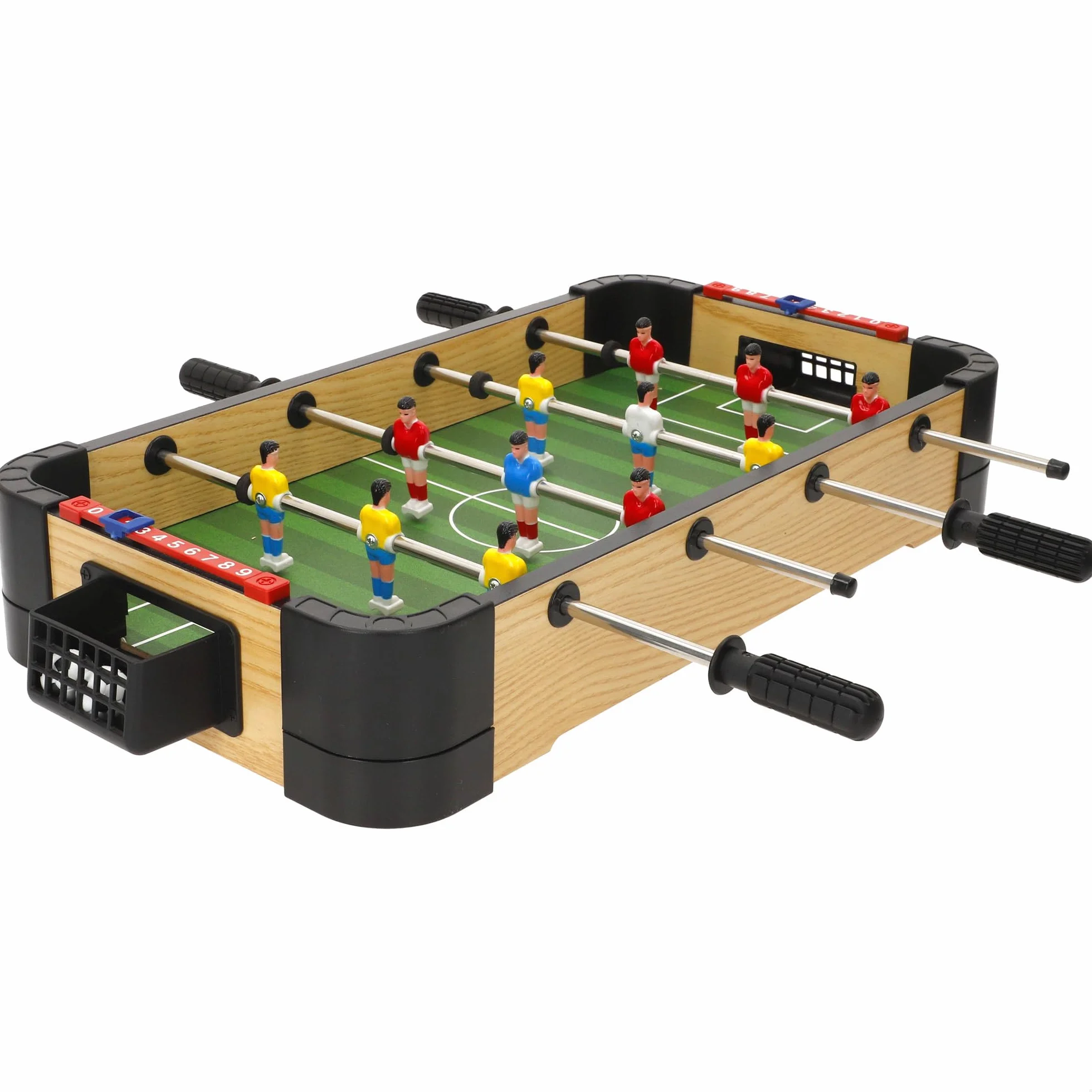 ColorBaby CB Games - Futbolín Mesa, Cuerpo plástico Resistente, 12 Jugadores, con marcadores manuales, para 2 Personas, Futbolines para niños, Fútbol niño, Juguetes 6 años (39527)